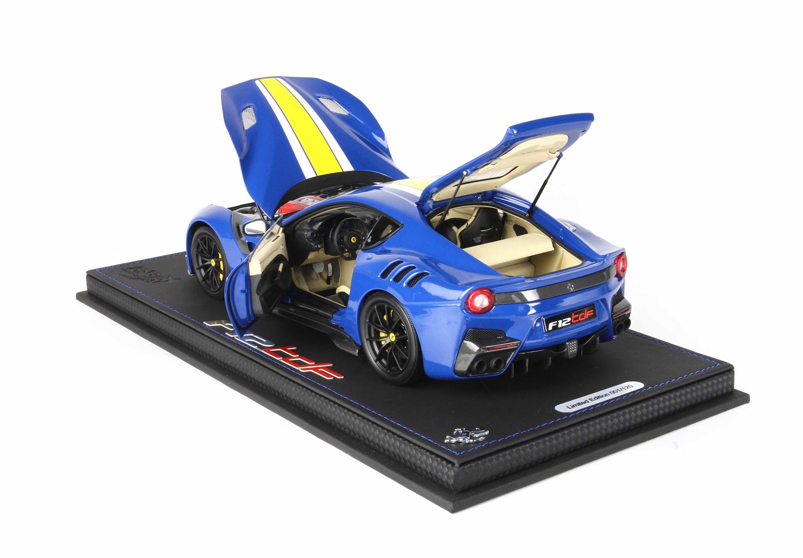 Diecast BBR 1:18 scale Ferrari F12 TDF Azzurro Blue