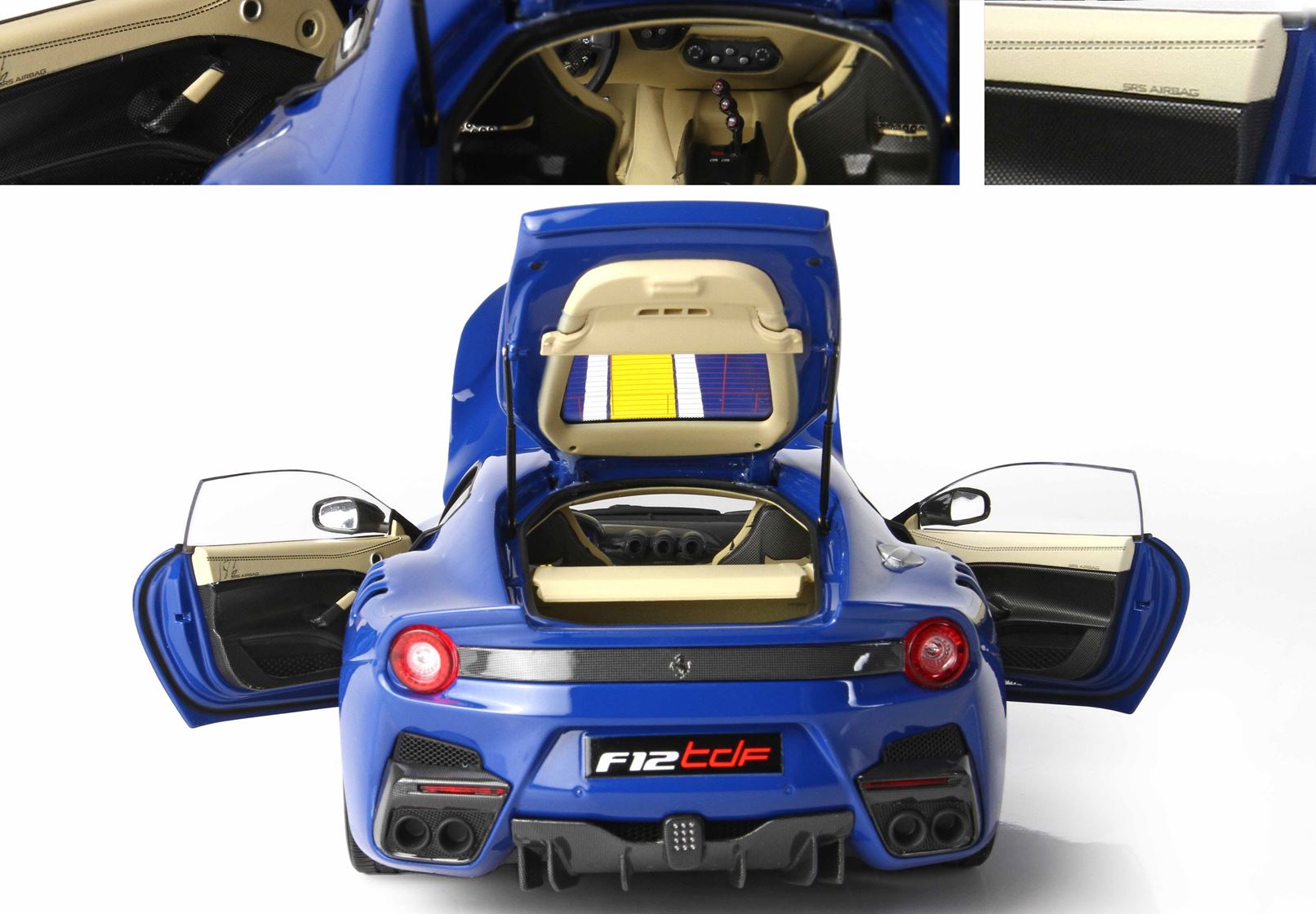 Diecast BBR 1:18 scale Ferrari F12 TDF Azzurro Blue