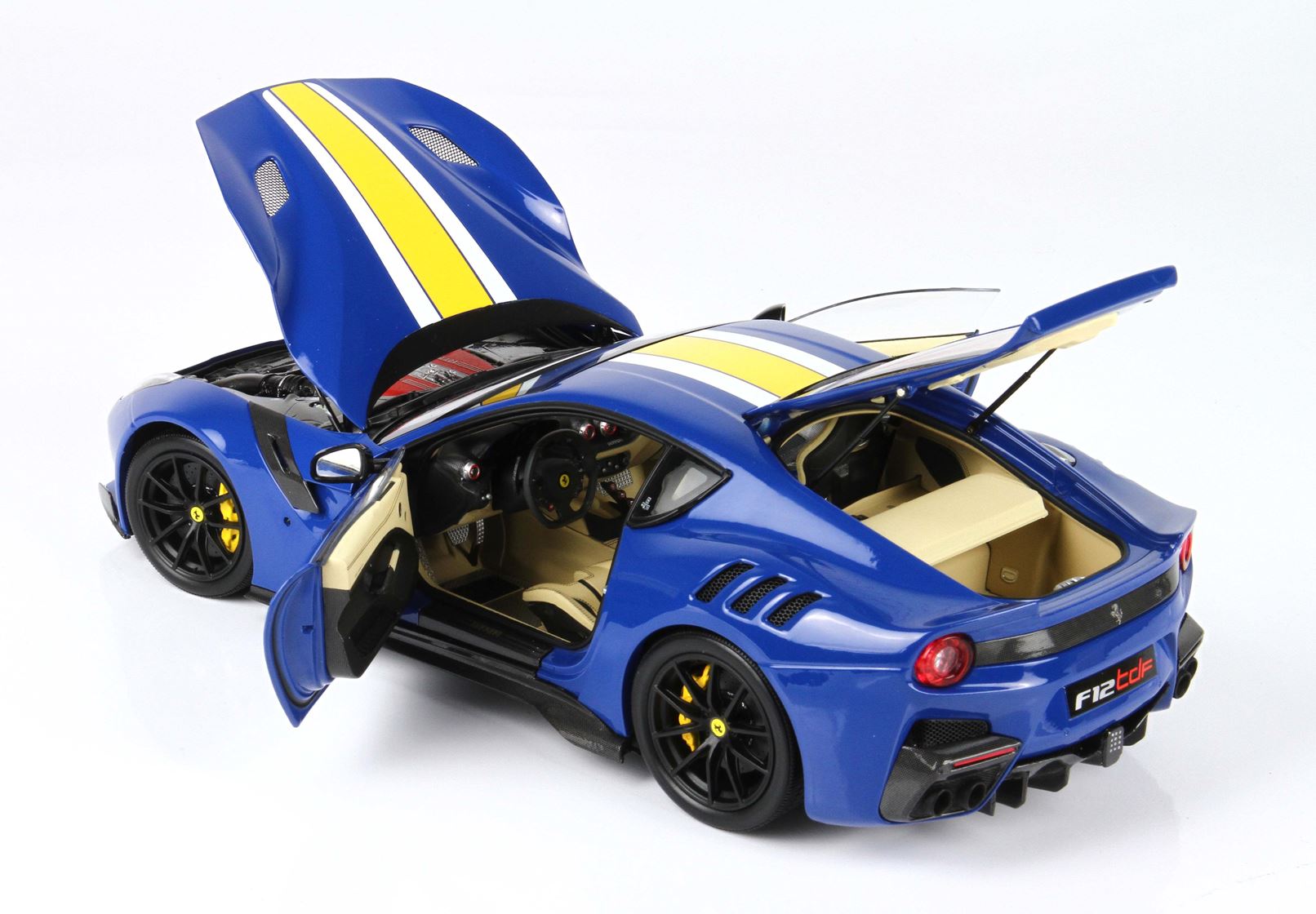 Diecast BBR 1:18 scale Ferrari F12 TDF Azzurro Blue