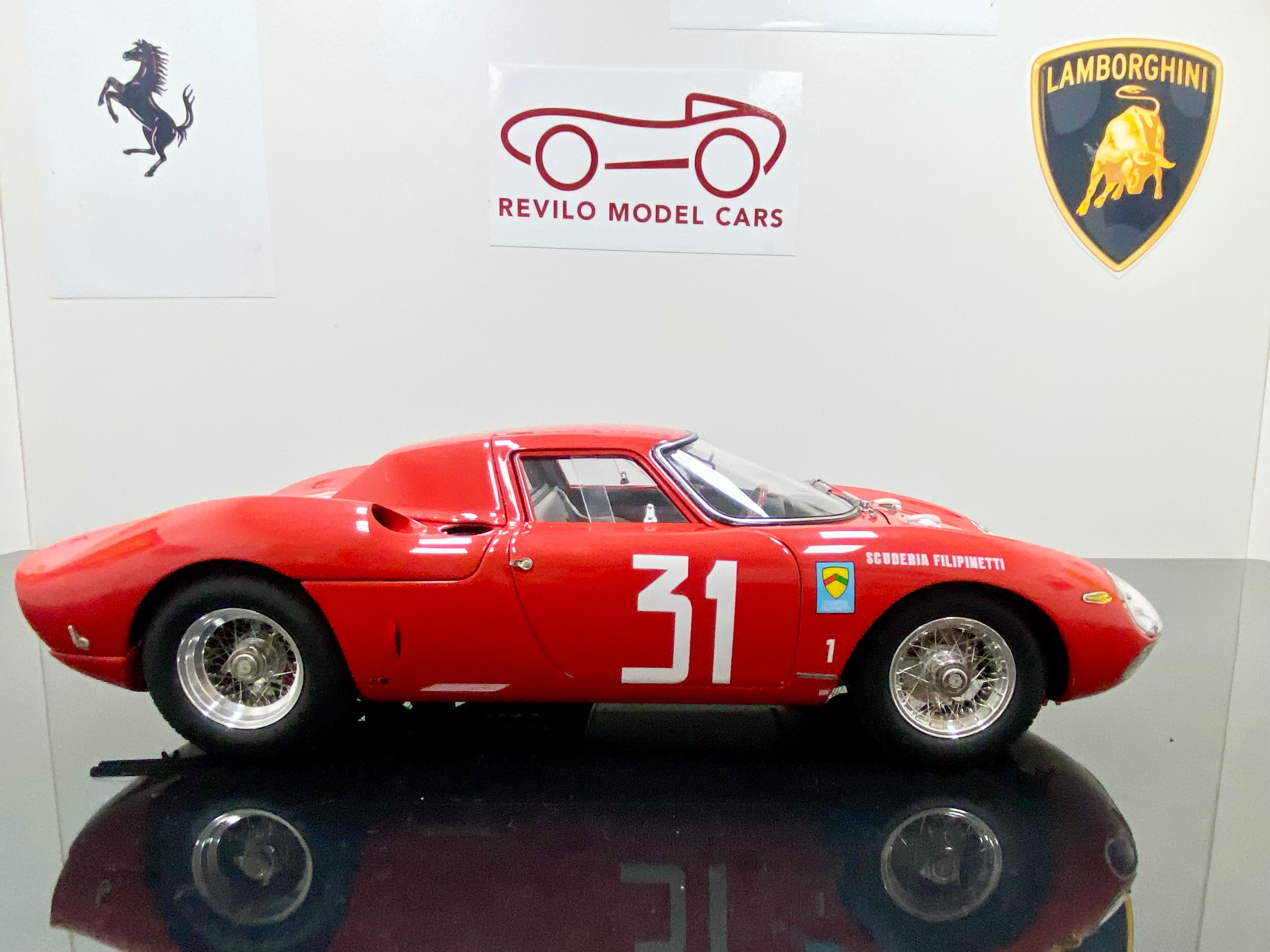 IN STOCK! CMC 1:18 scale Ferrari 250 LM M268 Winner Monza 1964 #31