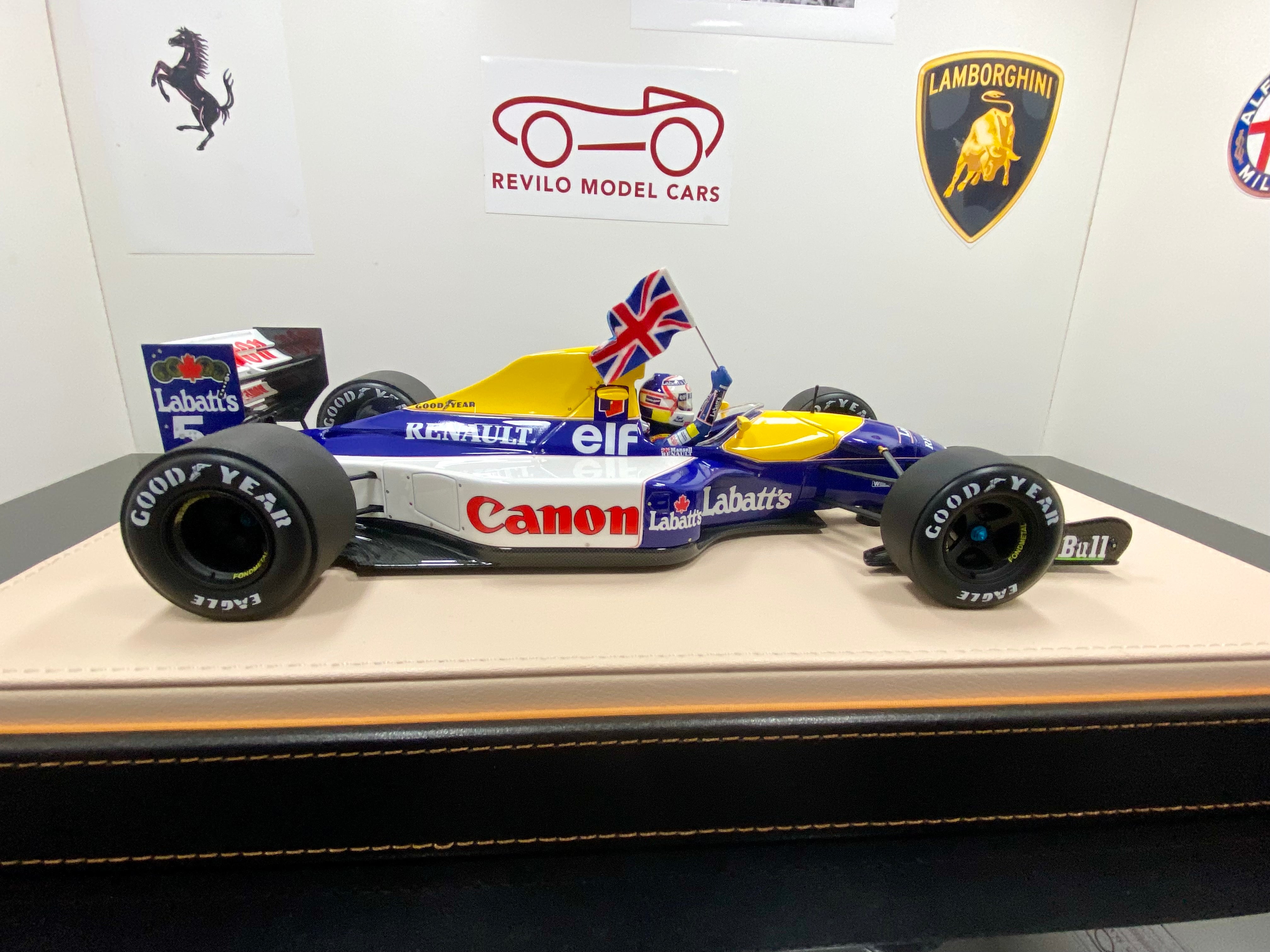 1:18 scale Williams FW14/B winner British Grand Prix 1992 Mansell