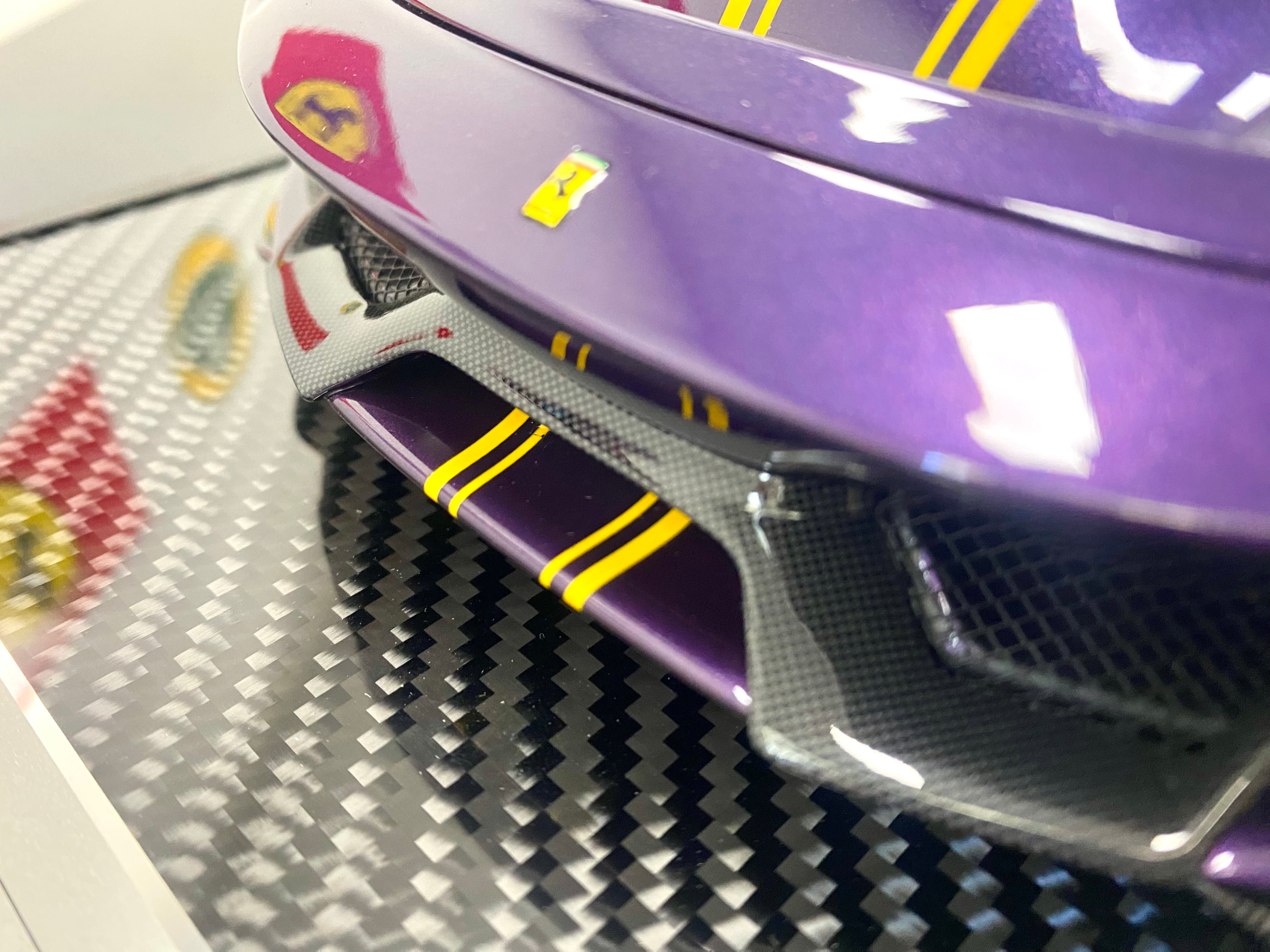 BBR Ferrari 488 Pista Spider 1:12 scale Viola Vio