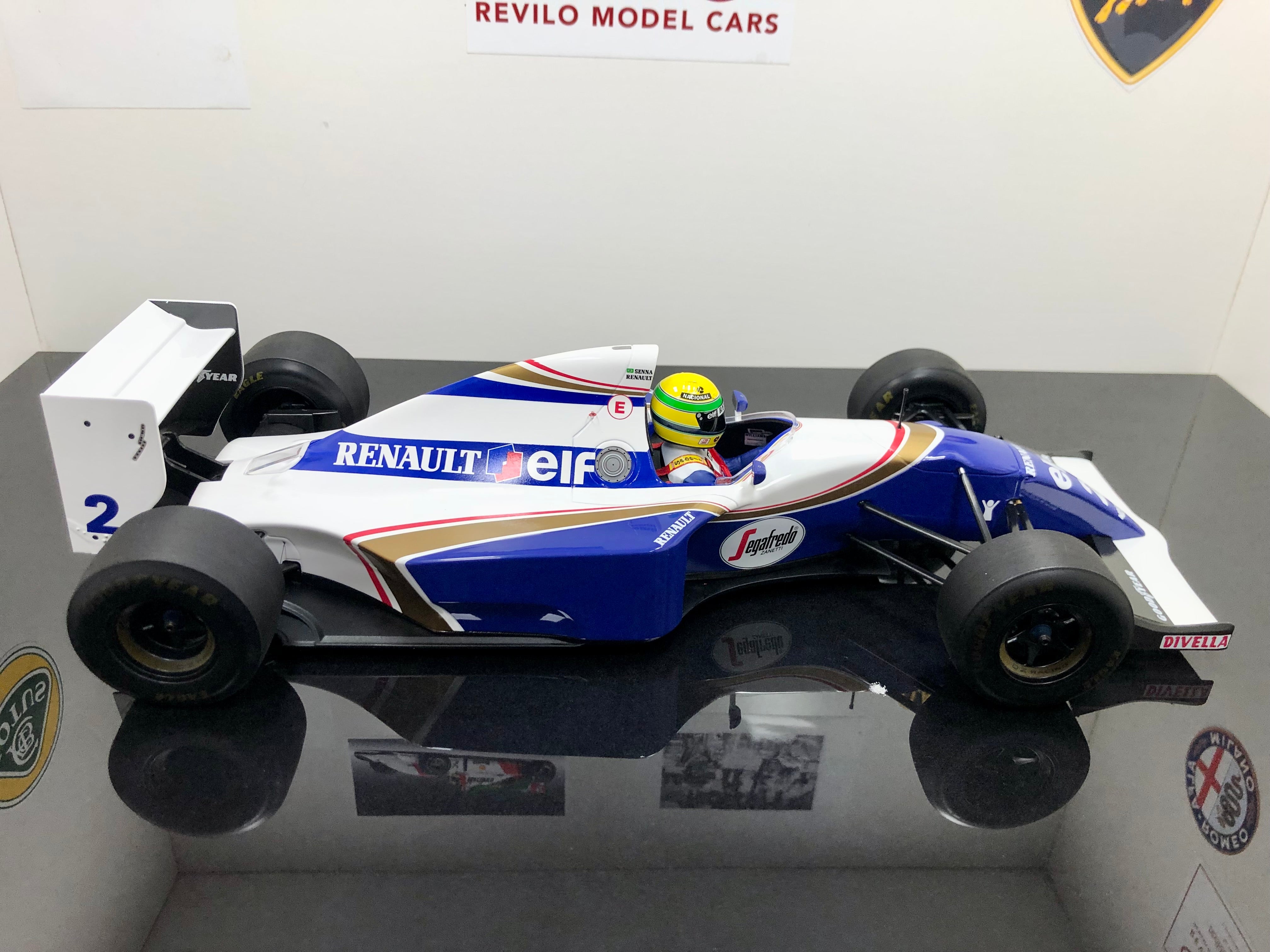 1:12 scale Williams FW16, Ayrton Senna's last race, Imola 1994