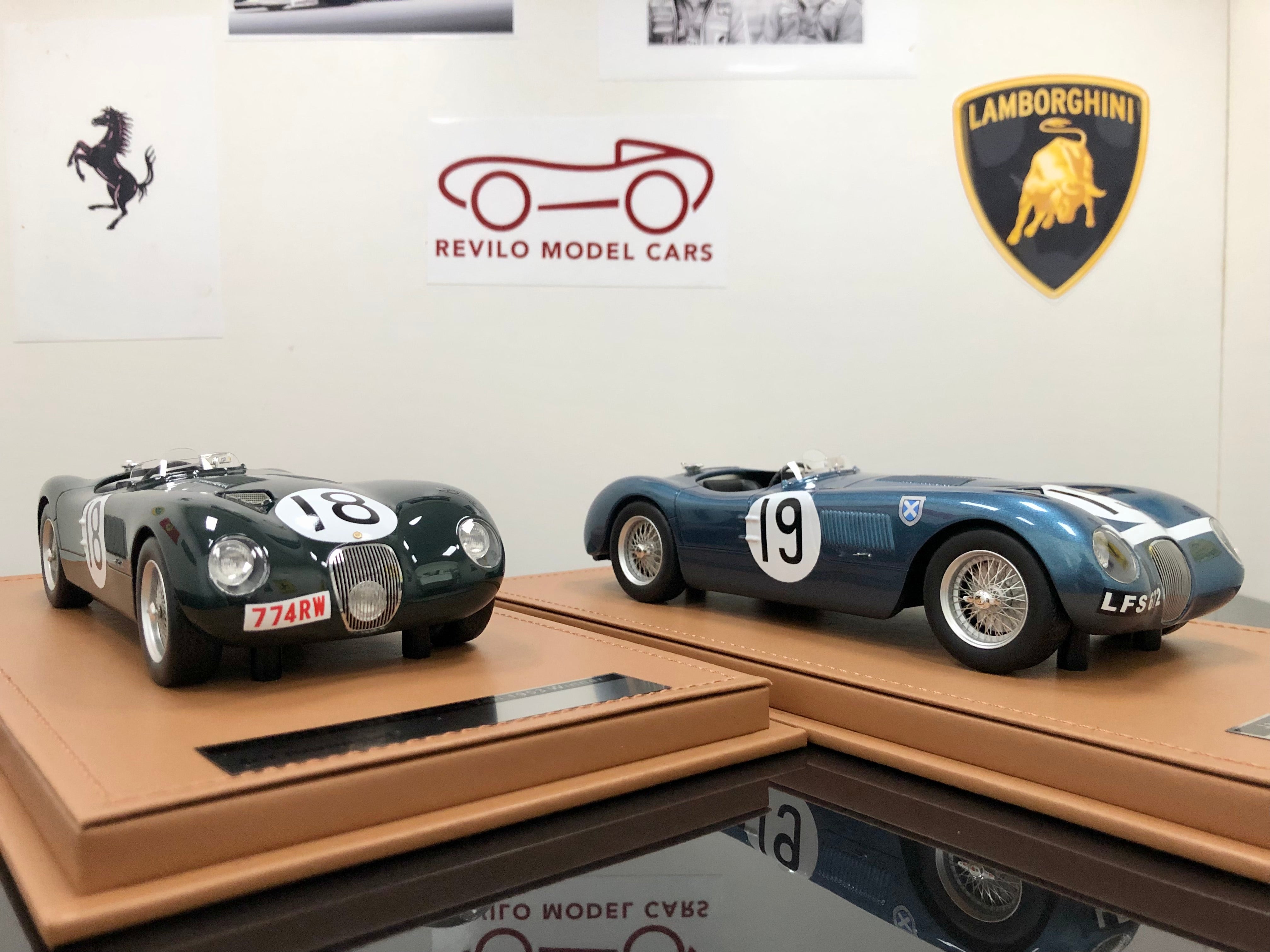 1:18 scale Jaguar C Type #18 1953 Le Mans Winner