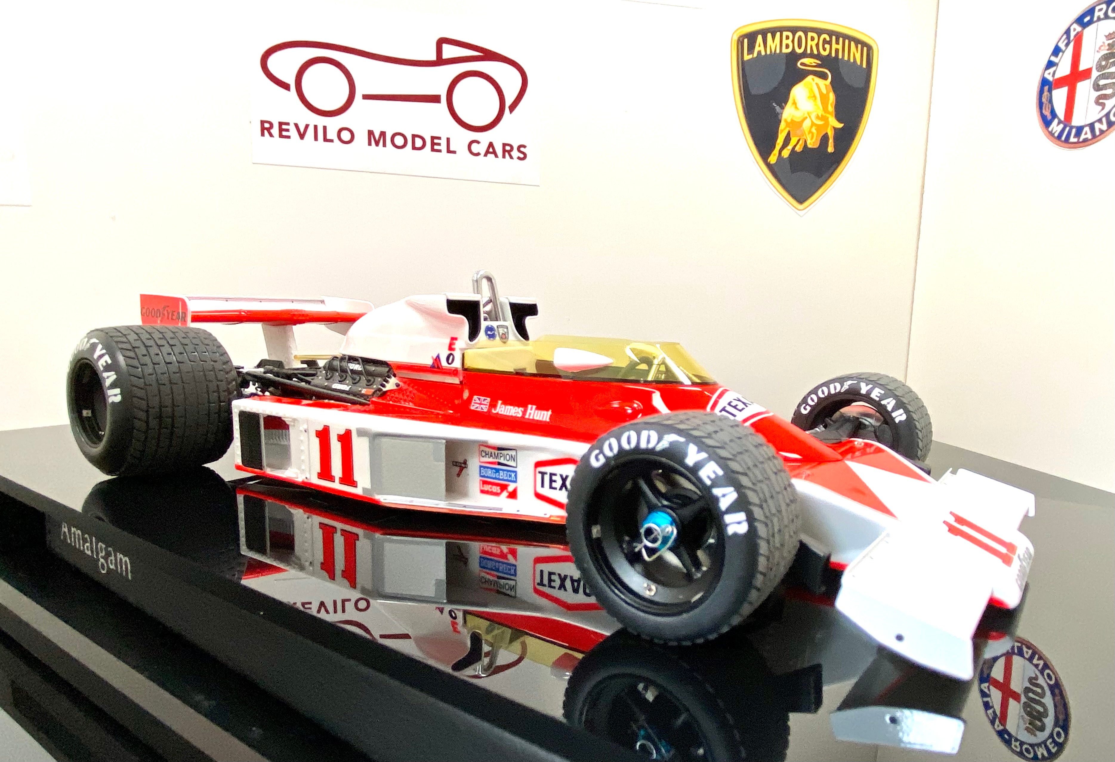 Amalgam 1:18 scale McLaren M23D 1976 James Hunt