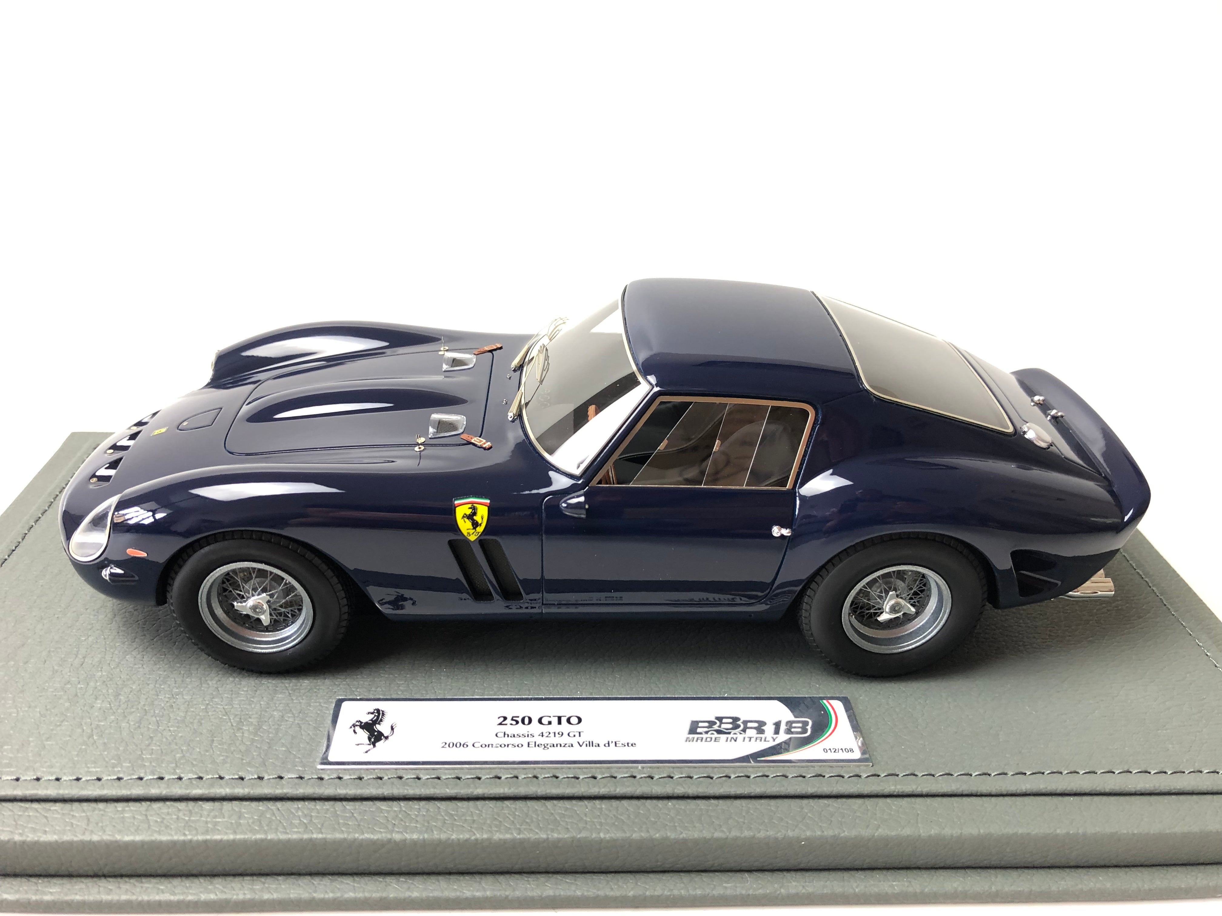 BBR 1:18 scale Ferrari 250 GTO Blue