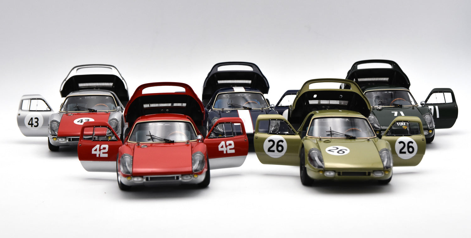 CMC 1:18 scale Porsche 904 GTS M233 500km Spa 1964 #43