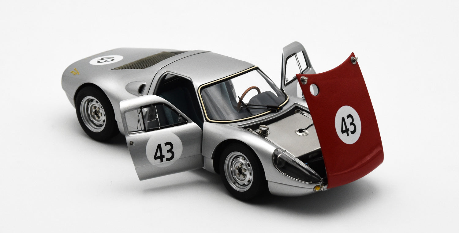 CMC 1:18 scale Porsche 904 GTS M233 500km Spa 1964 #43