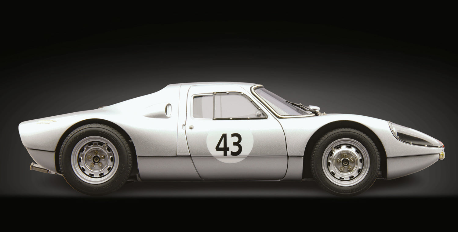 CMC 1:18 scale Porsche 904 GTS M233 500km Spa 1964 #43