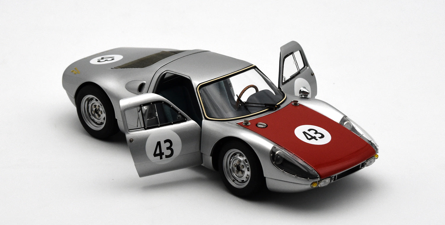 CMC 1:18 scale Porsche 904 GTS M233 500km Spa 1964 #43