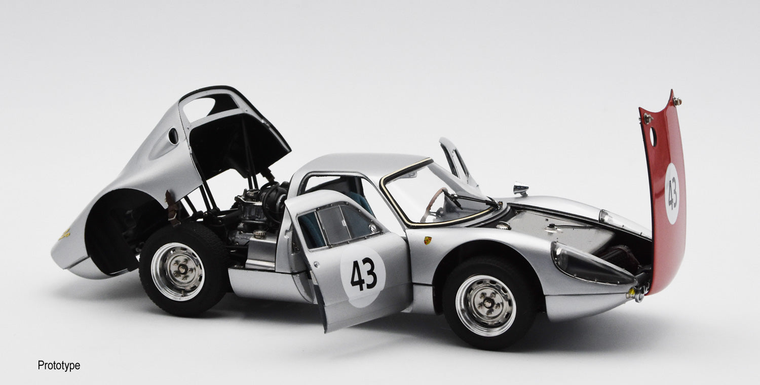 CMC 1:18 scale Porsche 904 GTS M233 500km Spa 1964 #43