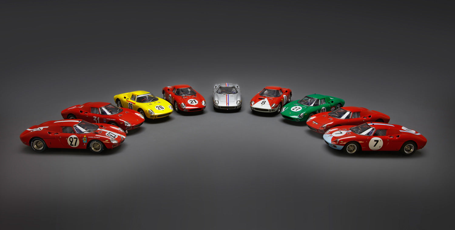 CMC 1:18 scale Ferrari 250 LM M261 winner Reims 12 hr 1964 #7
