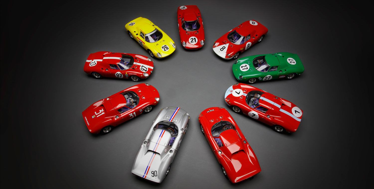 CMC 1:18 scale Ferrari 250 LM M261 winner Reims 12 hr 1964 #7