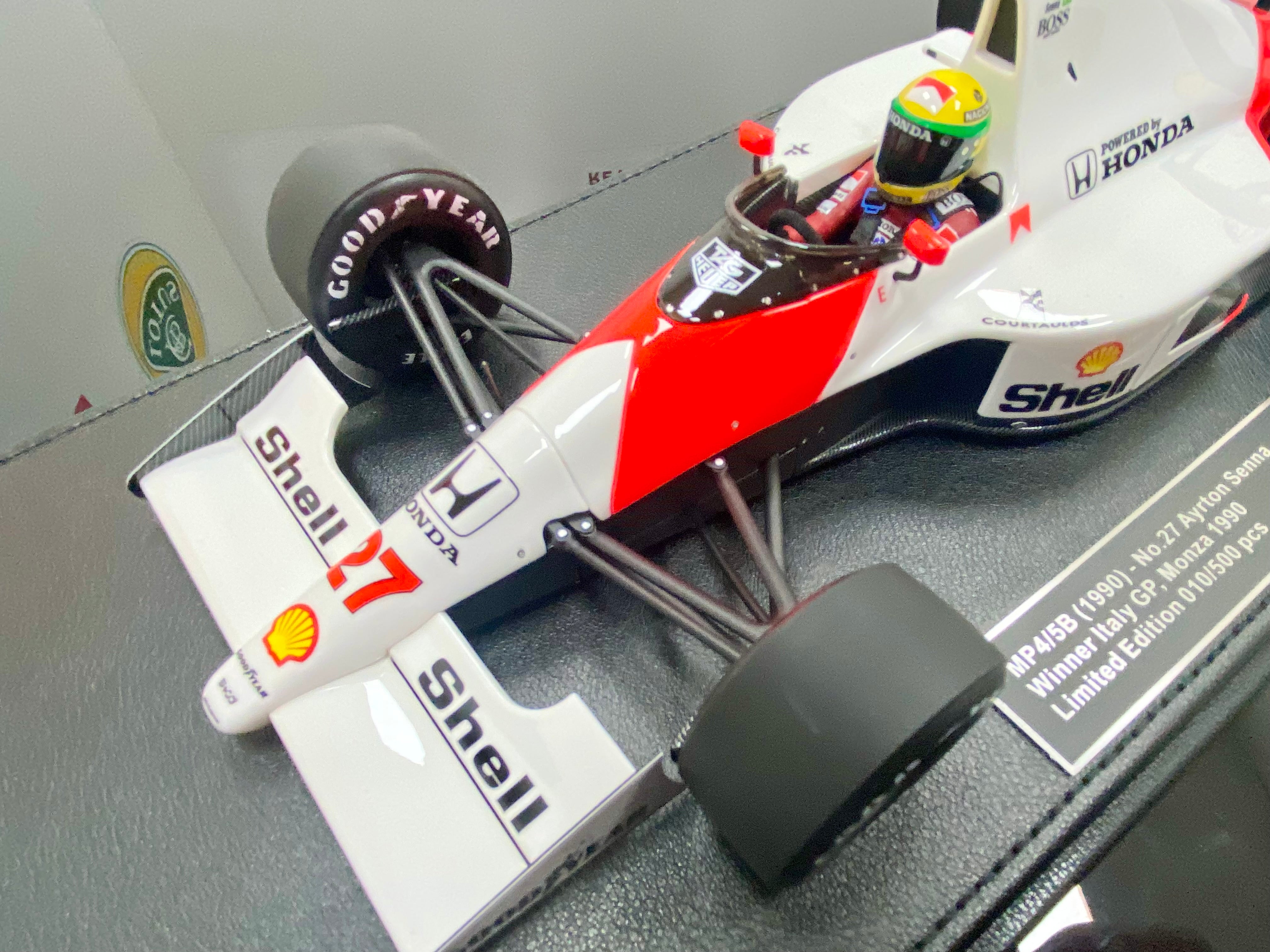 McLaren MP4/5B #27 Monza 1990 1:18 Scale Ayrton Senna World Champion