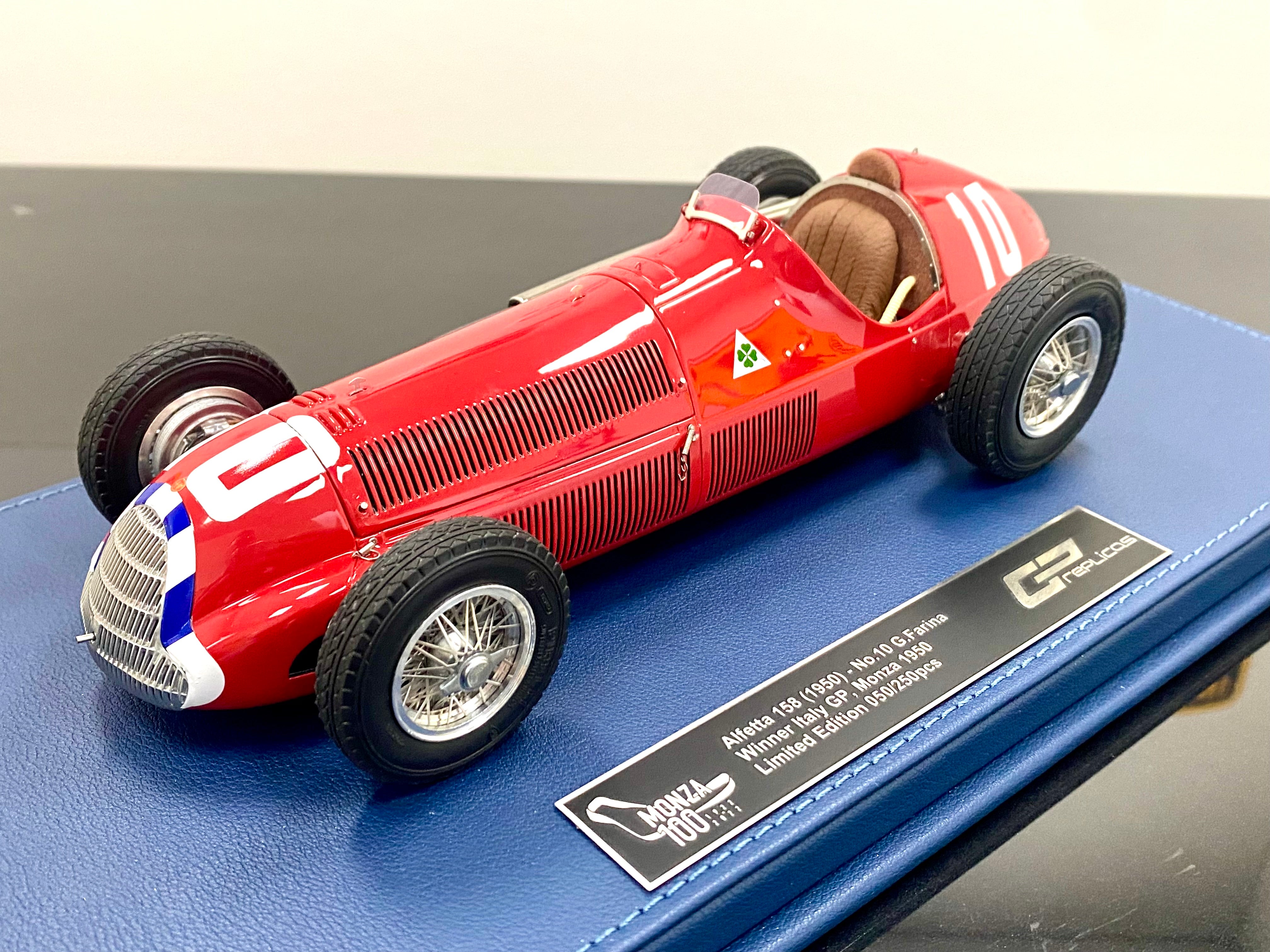 Alfa Romeo Alfetta 158 #10 Farina 1950 Monza 1:18 scale