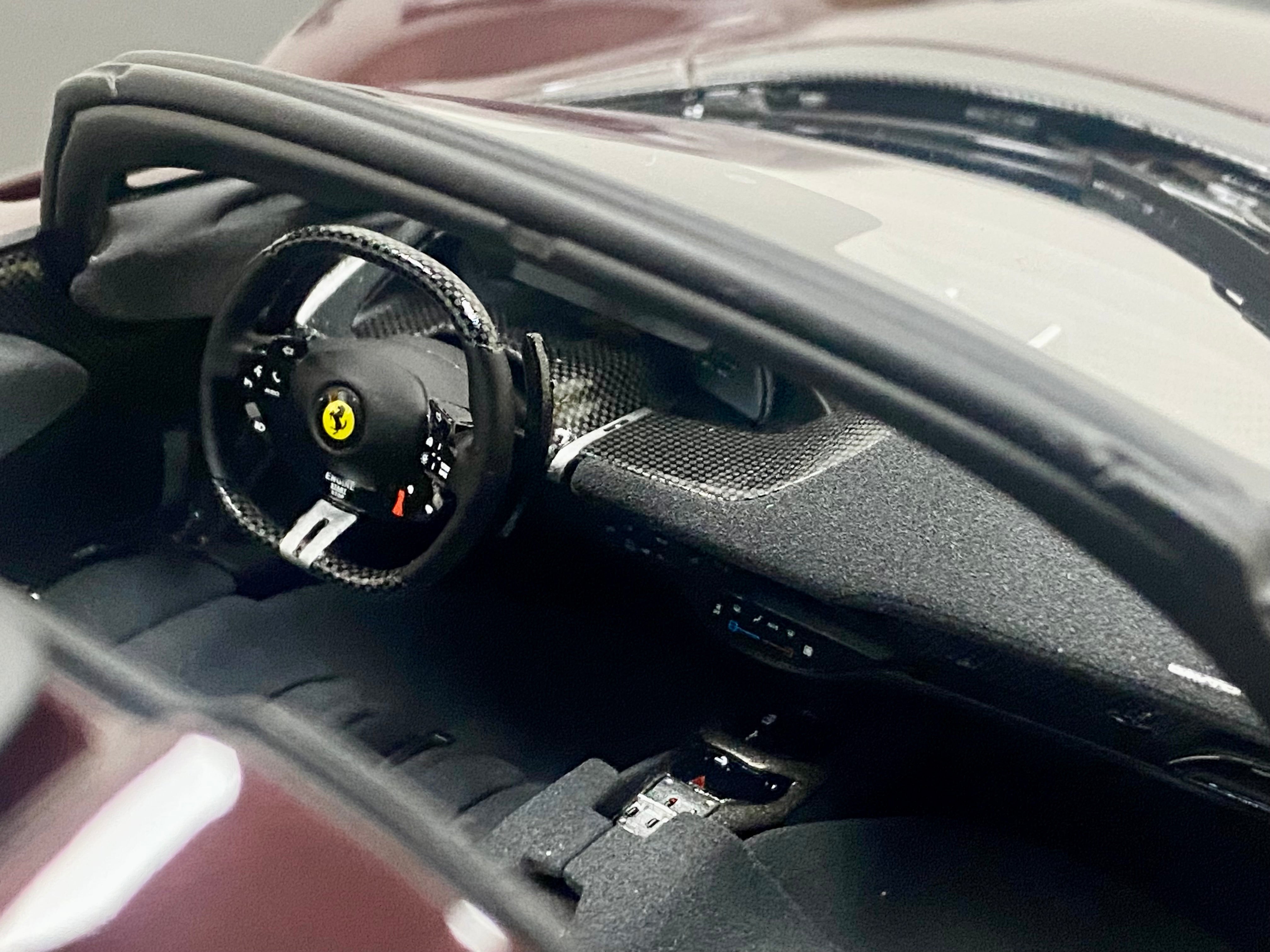 BBR 1:18 scale Ferrari Daytona SP3 Ruby Red Spider