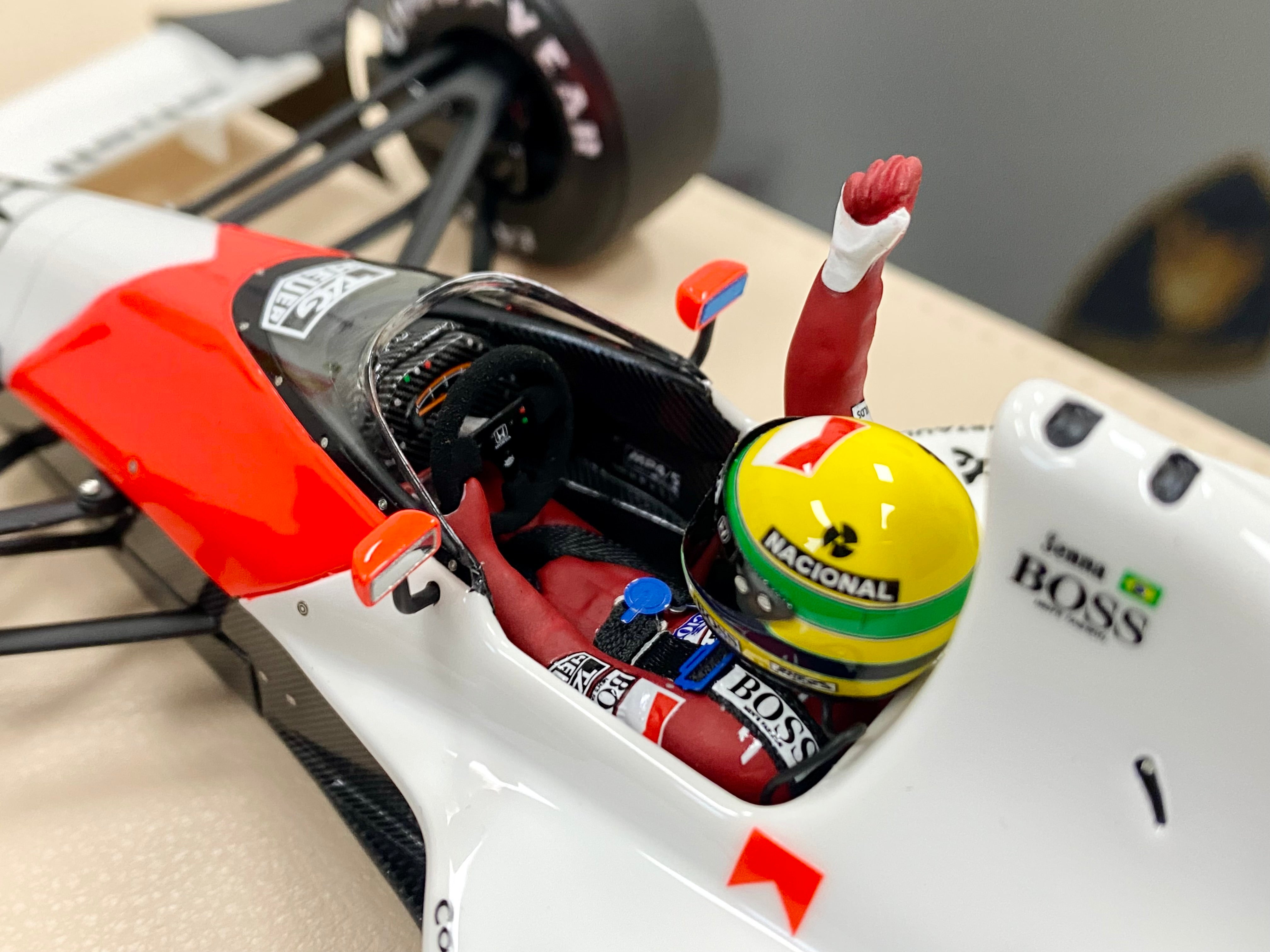 McLaren MP4/5B #27 Monaco 1990 1:18 Scale Ayrton Senna World Champion
