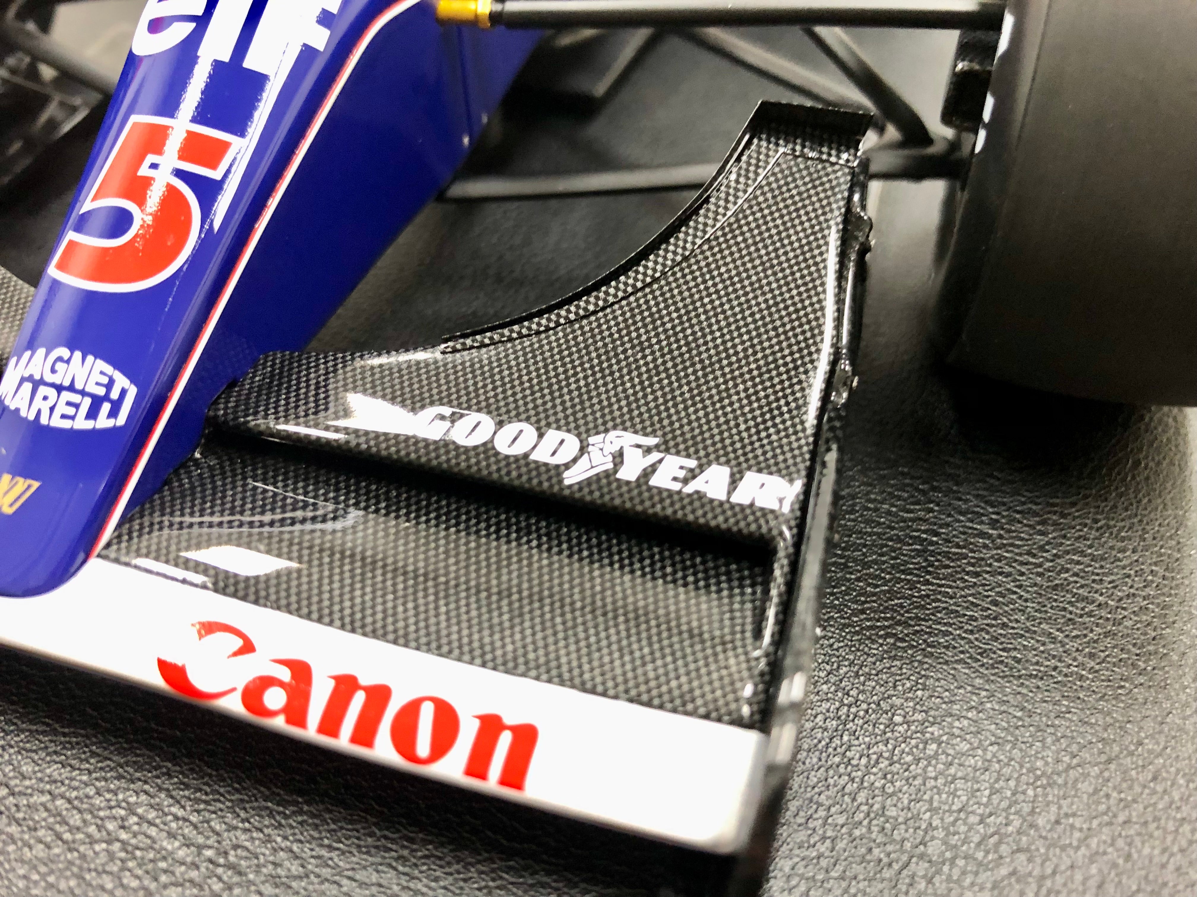 1:12 scale Williams FW14/B winner British Grand Prix 1992 Mansell