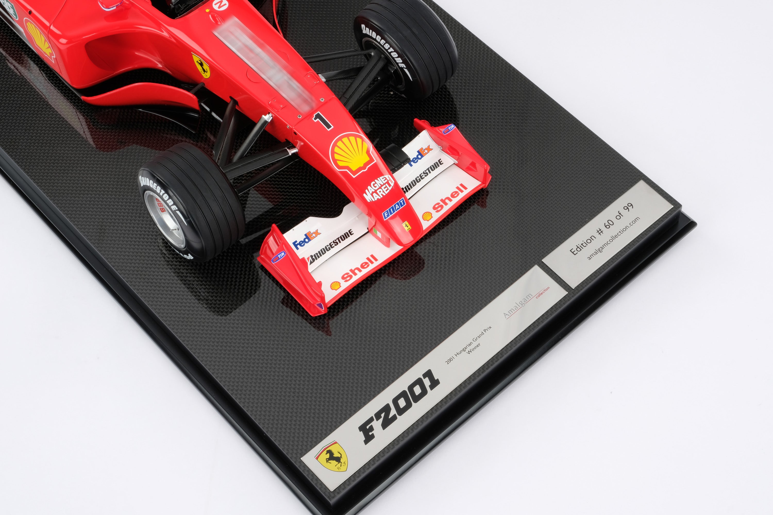 Amalgam 1:8 scale Ferrari F2001 #1 Schumacher World Champion