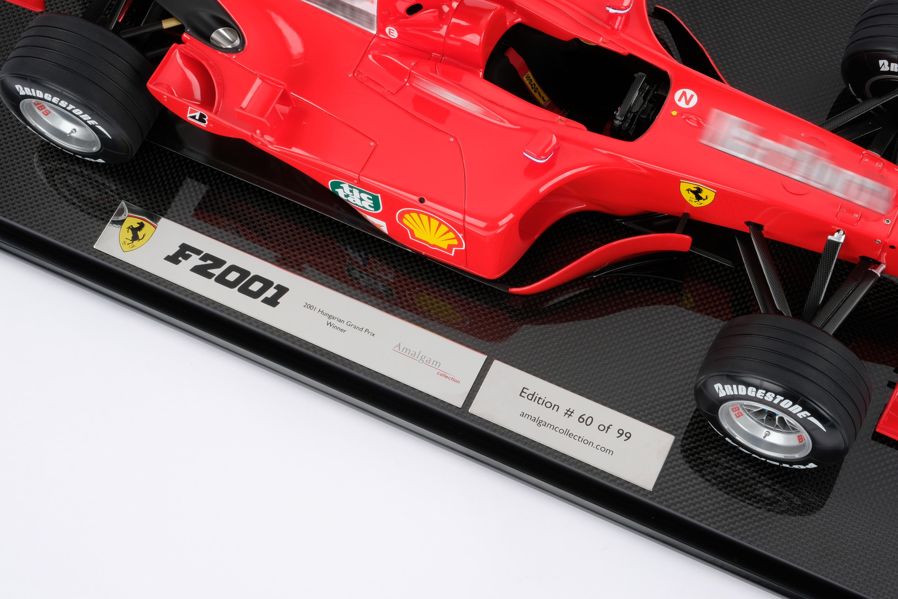 Amalgam 1:8 scale Ferrari F2001 #1 Schumacher World Champion