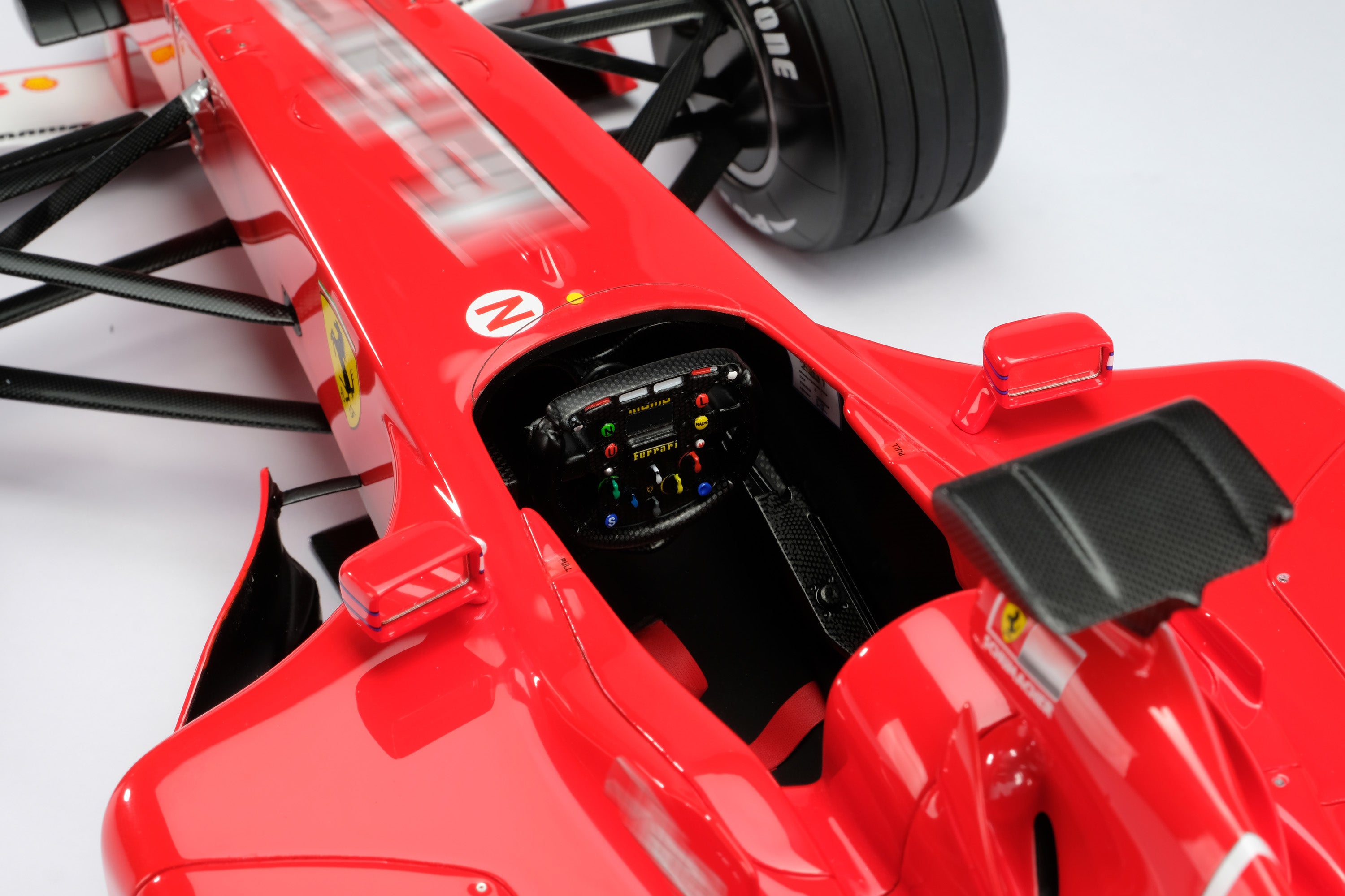 Amalgam 1:8 scale Ferrari F2001 #1 Schumacher World Champion
