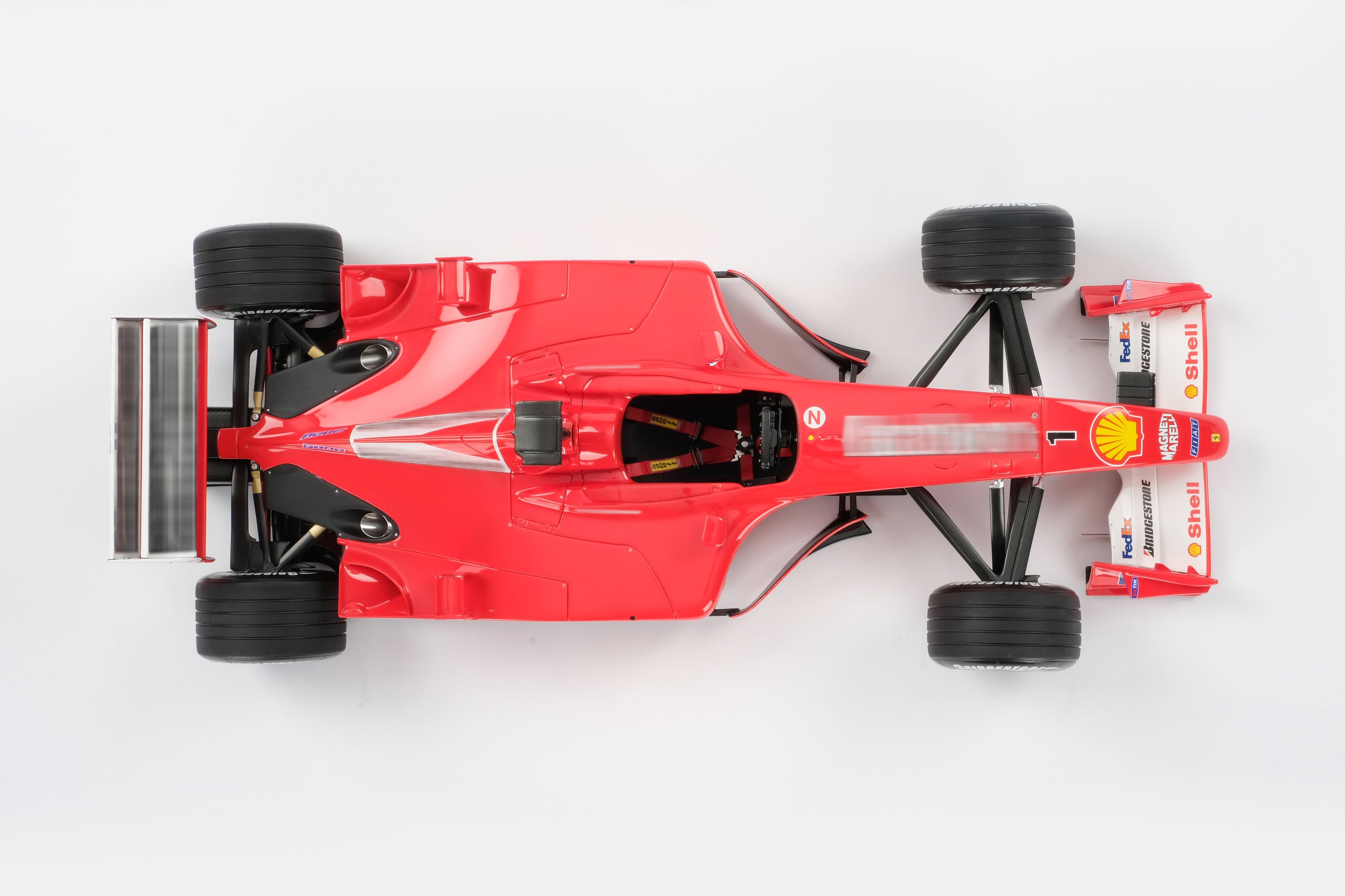 Amalgam 1:8 scale Ferrari F2001 #1 Schumacher World Champion