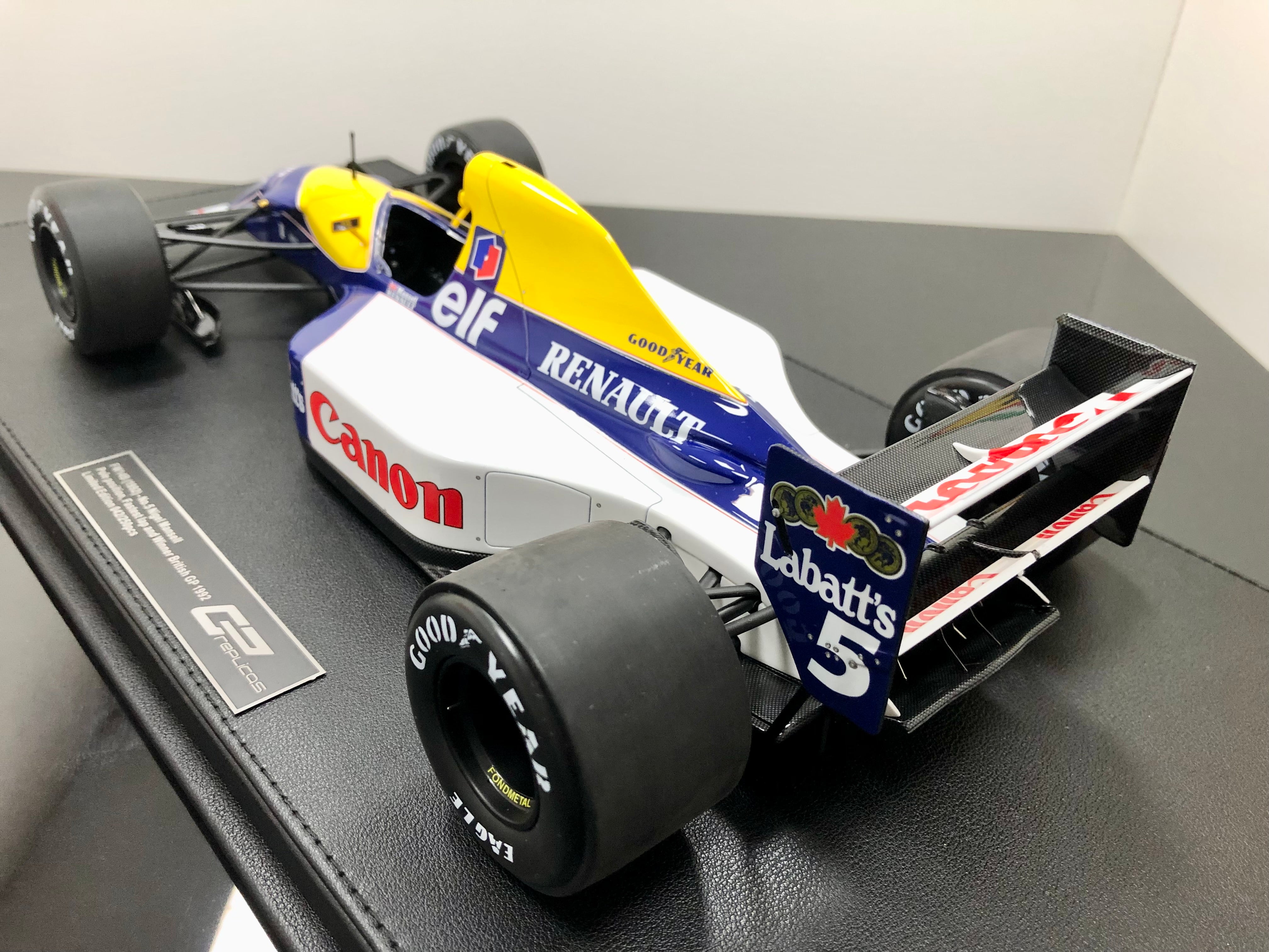 1:12 scale Williams FW14/B winner British Grand Prix 1992 Mansell
