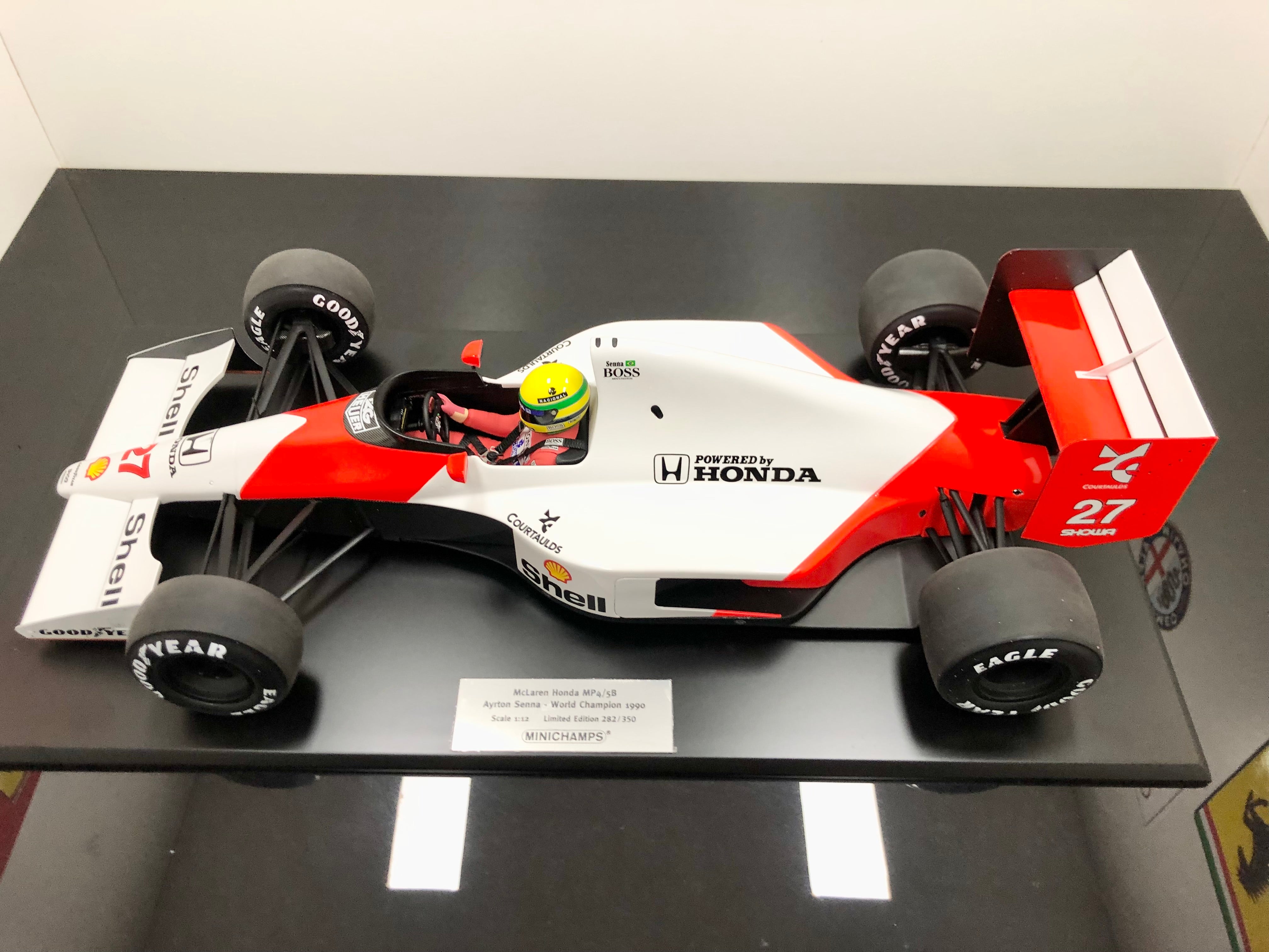 McLaren MP4/5B #27 1:12 Scale Ayrton Senna World Champion