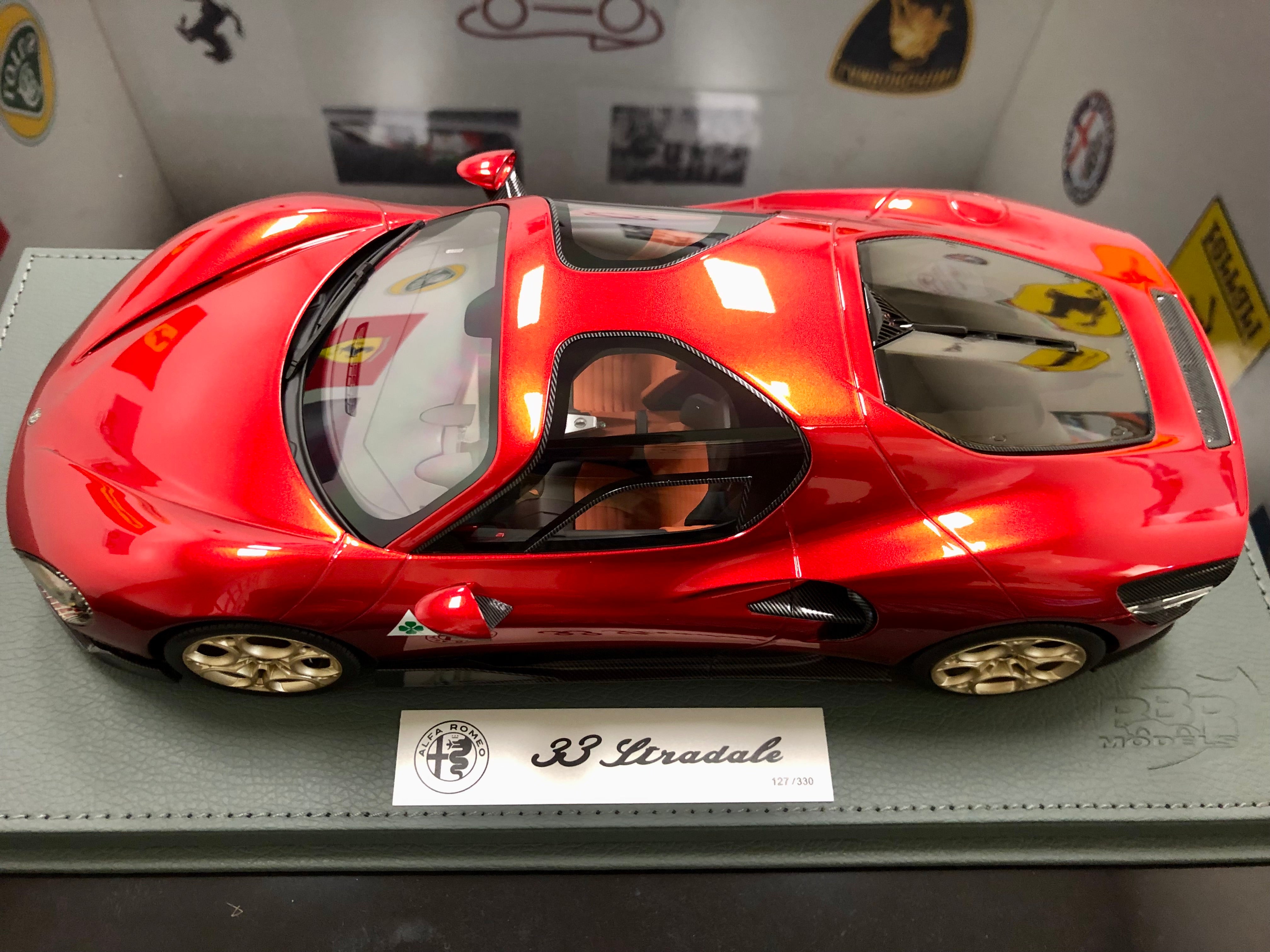 BBR 1:18 scale Alfa Romeo 33 Stradale 2025