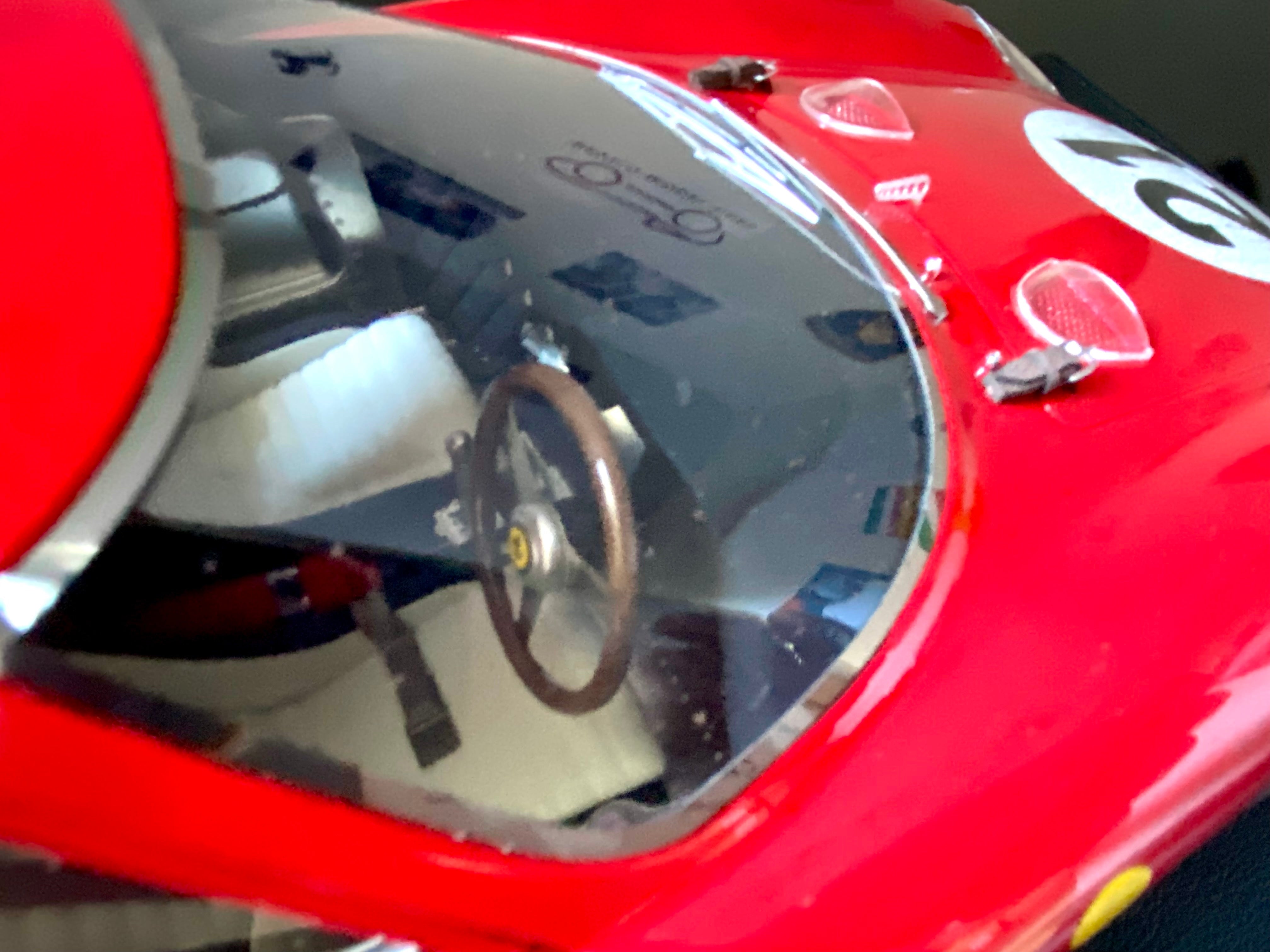 Ferrari 250 LM 1965 Le Mans winner 1:12 scale race weathered