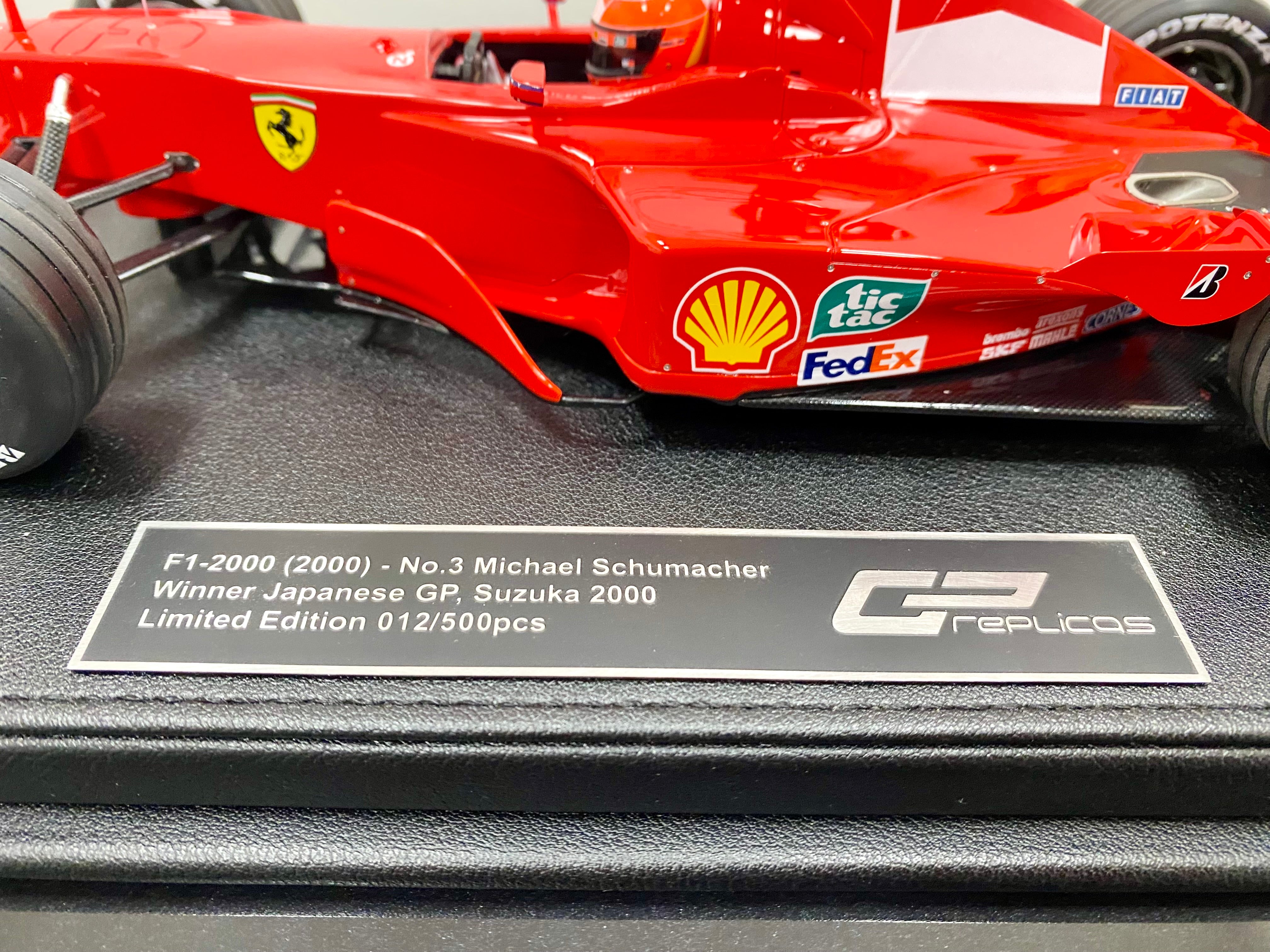 GP Replicas 1:18 scale Ferrari F1-2000 #3 Schumacher World Champion