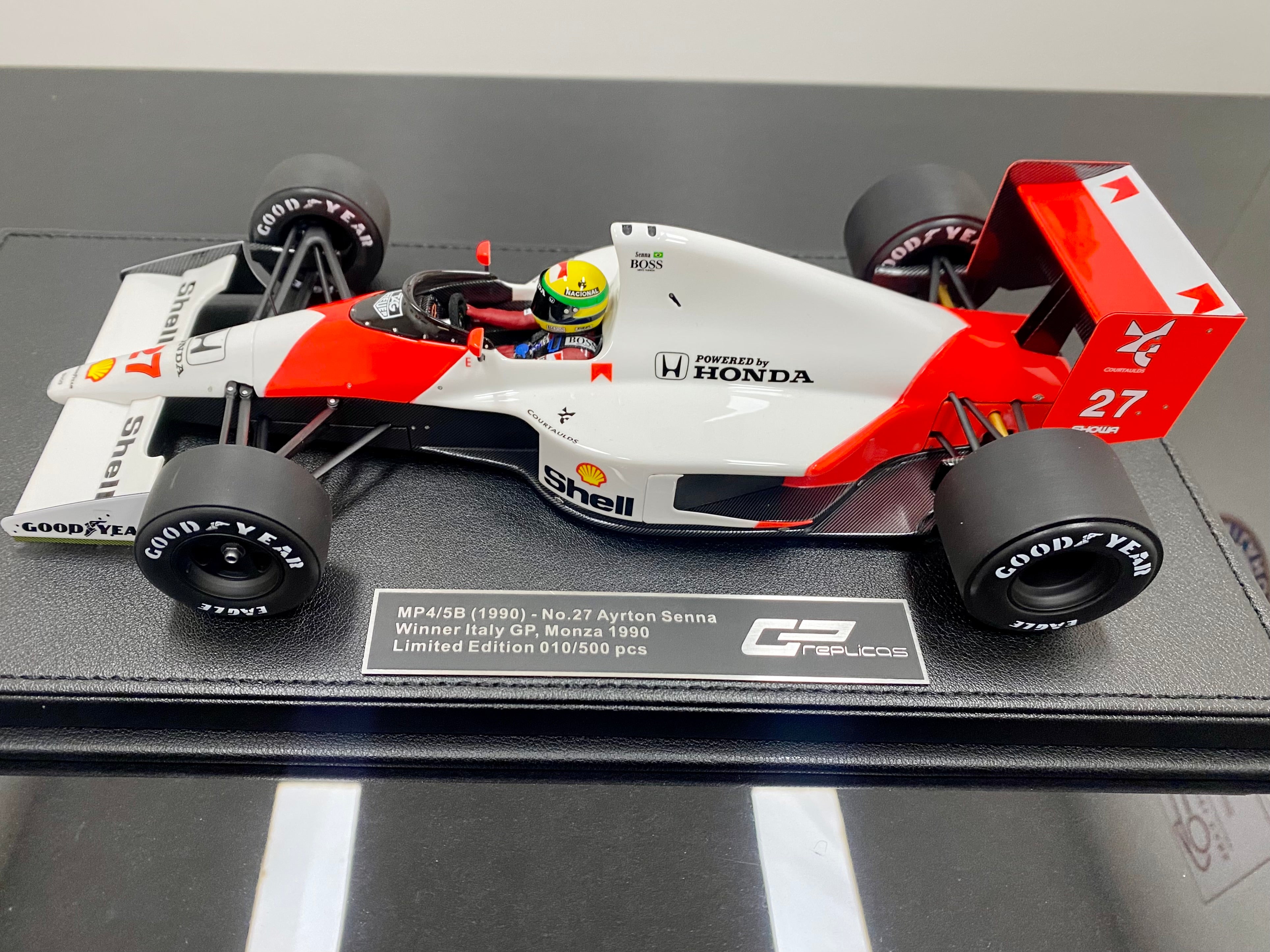 McLaren MP4/5B #27 Monza 1990 1:18 Scale Ayrton Senna World Champion