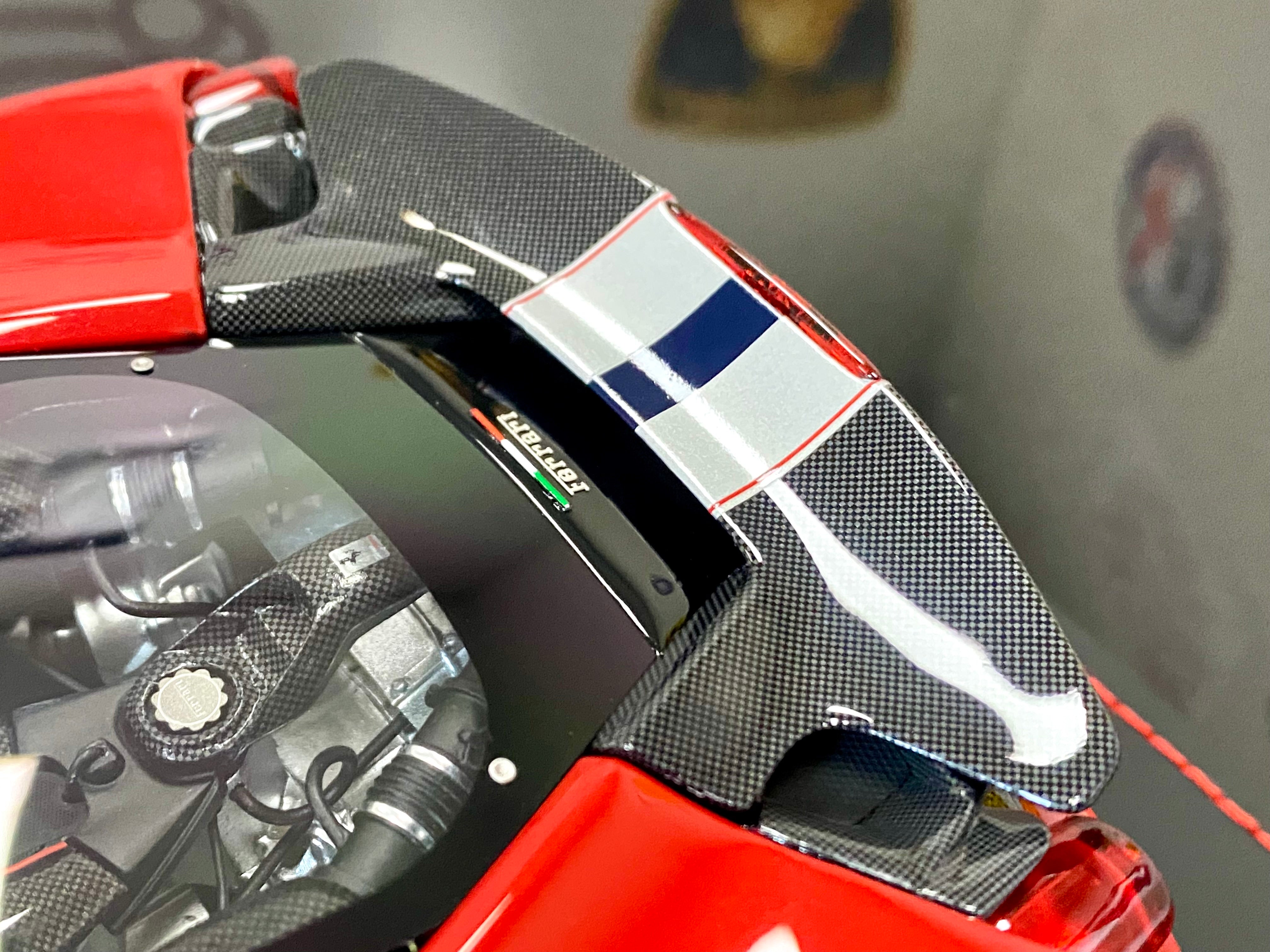 BBR Ferrari 488 Pista 1:18 scale Rosso Corsa carbon wheels