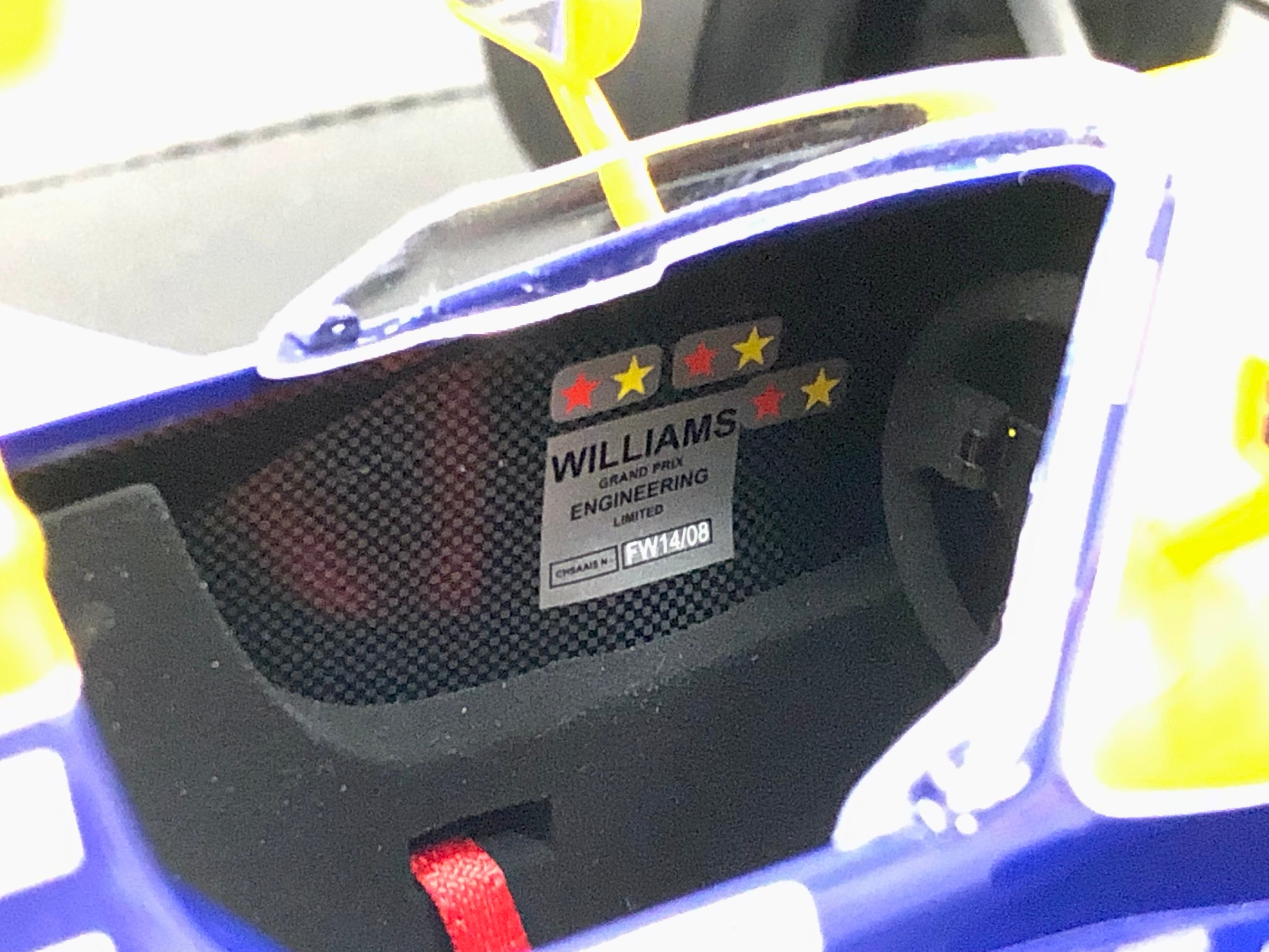 1:12 scale Williams FW14/B winner British Grand Prix 1992 Mansell