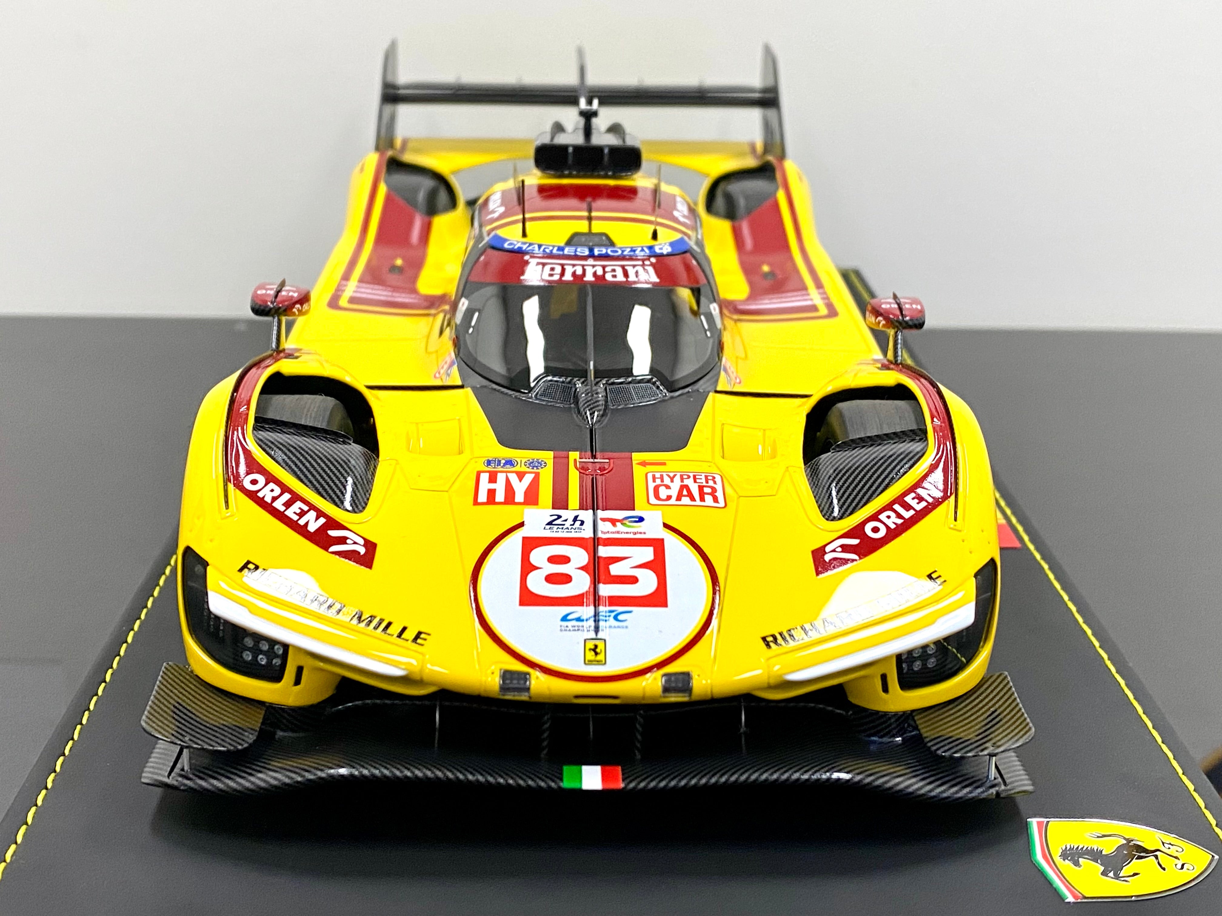 BBR 1:18 scale Ferrari 499P #83 2025 Le Mans winner