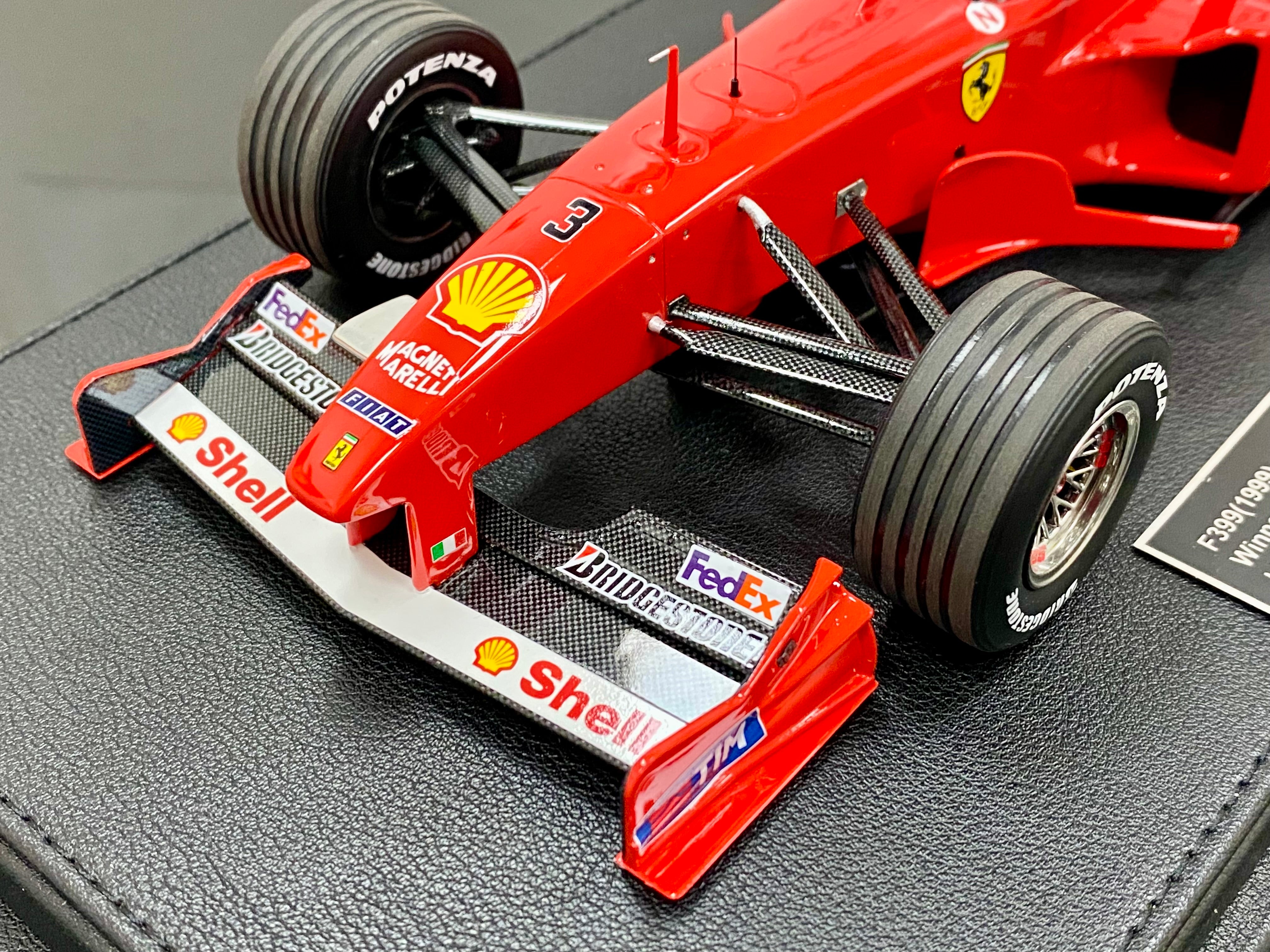 GP Replicas 1:18 scale 1999 Ferrari F399 M Schumacher, Monaco winner