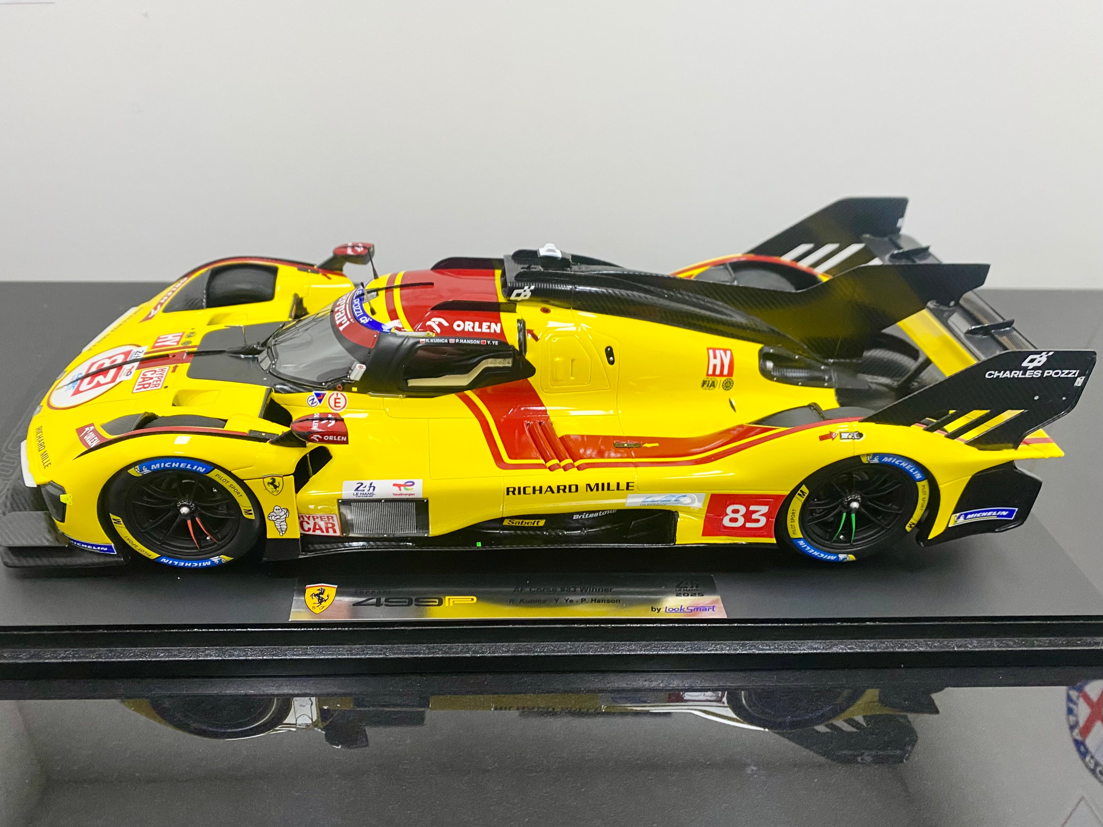 Looksmart 1:18 scale Ferrari 499P #83 2025 Le Mans winner