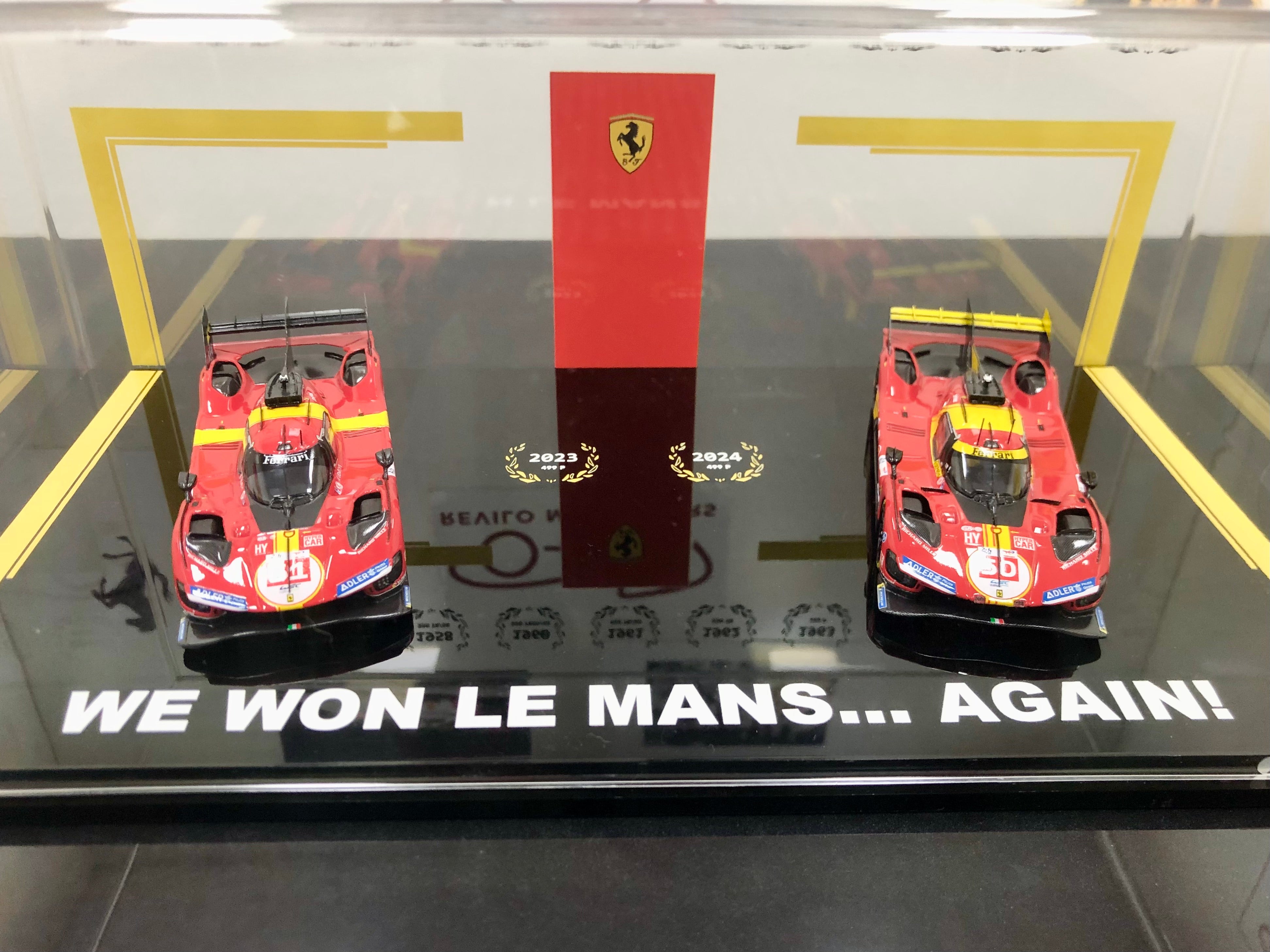 BBR 1:43 scale Ferrari 499P 2023 & 2024 Le Mans winner