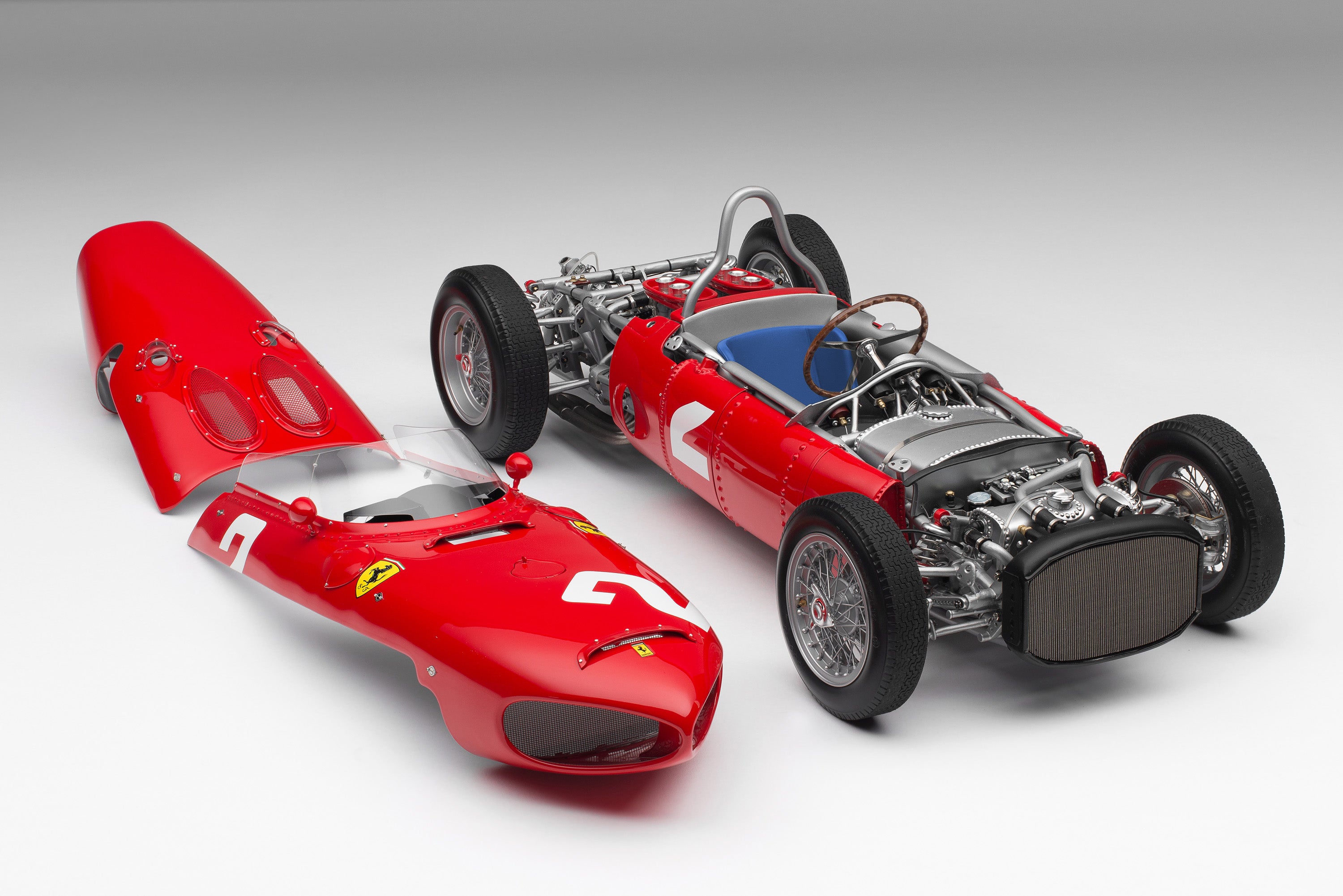Amalgam 1:8 scale Ferrari 156 'Sharknose' Phil Hill