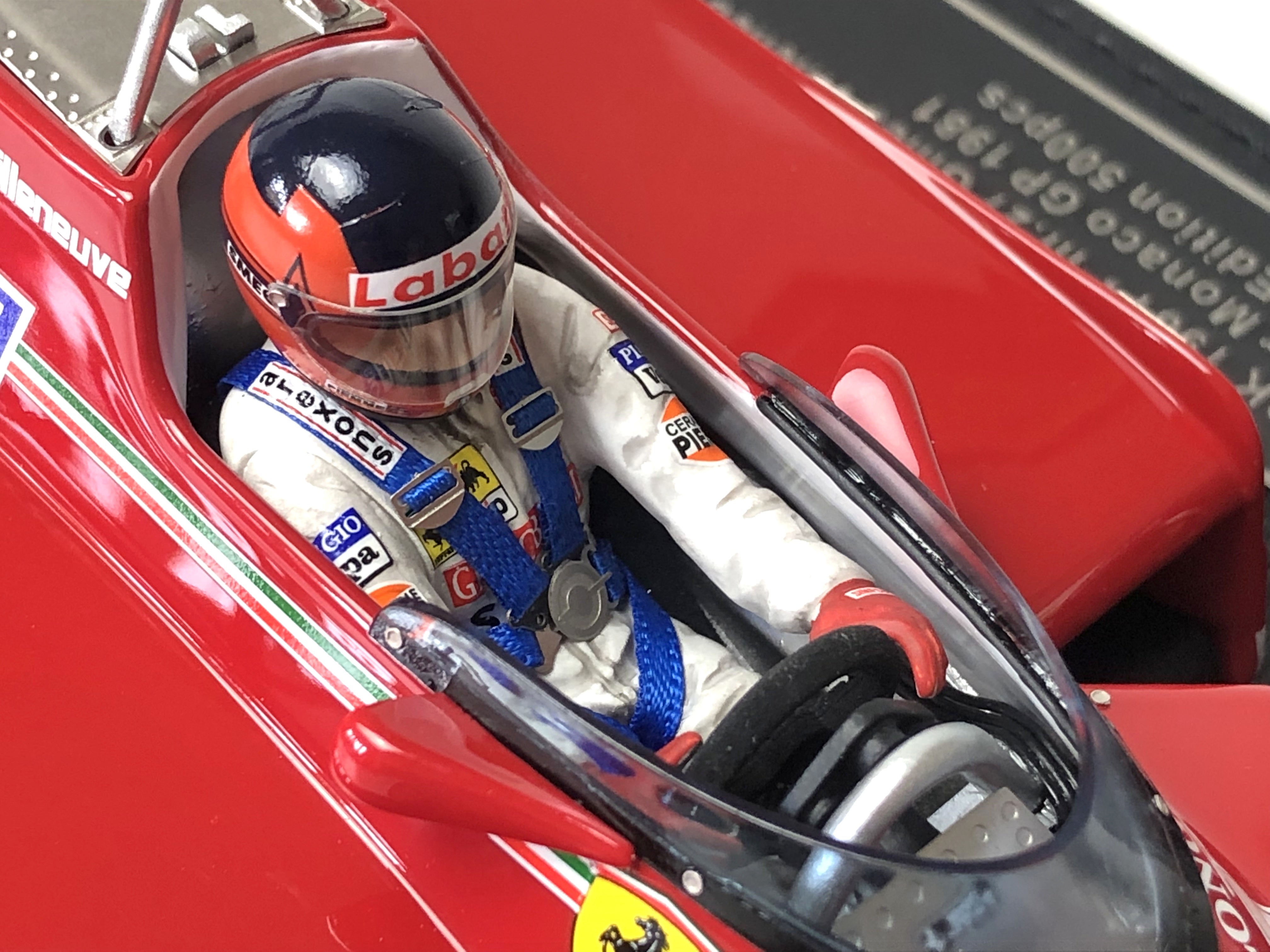 Ferrari 126CK #27 Gilles Villeneurve 1:18 scale 1981 Monaco Grand Prix Winner