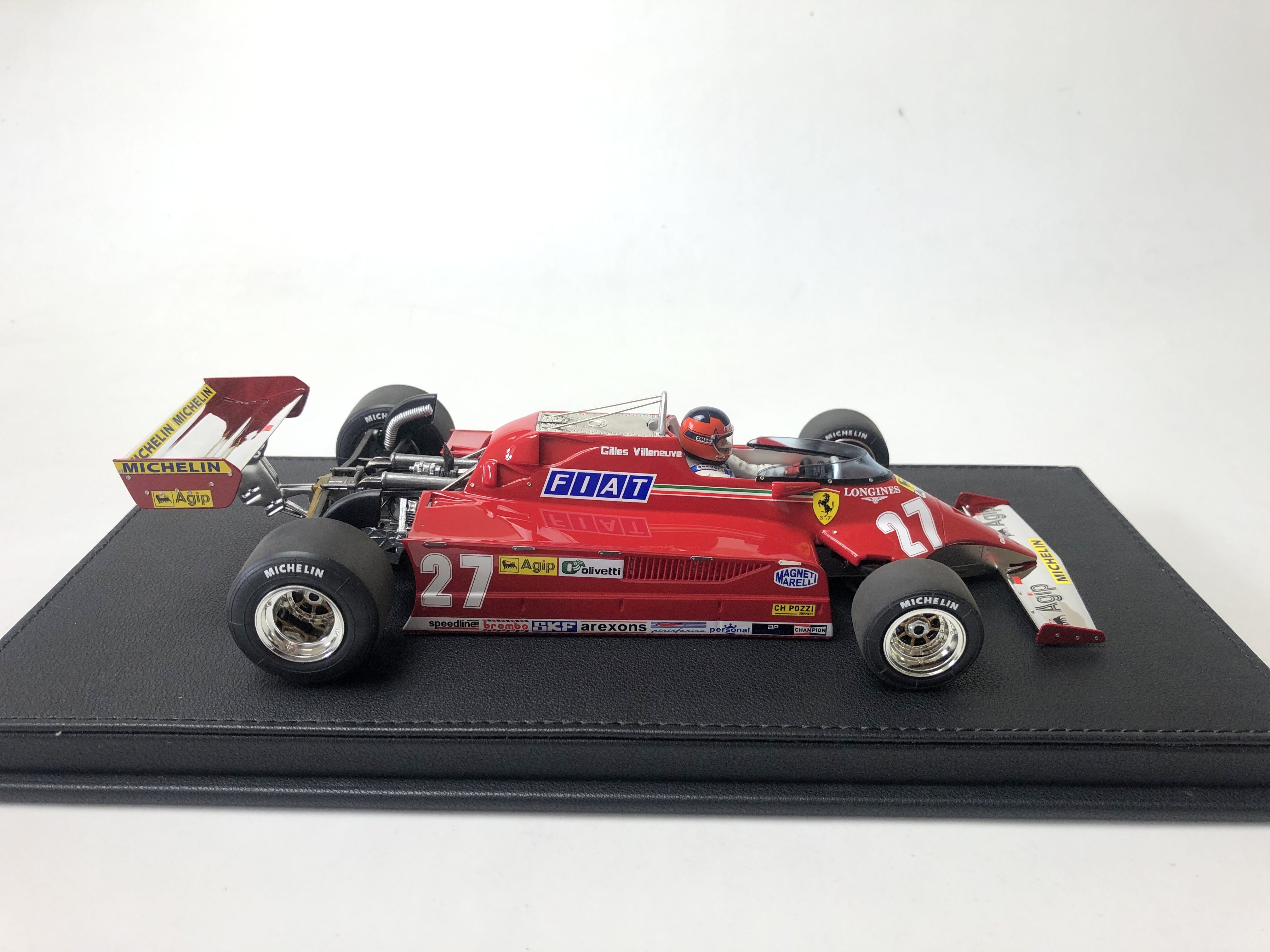 Ferrari 126CK #27 Gilles Villeneurve 1:18 scale 1981 Monaco Grand Prix Winner