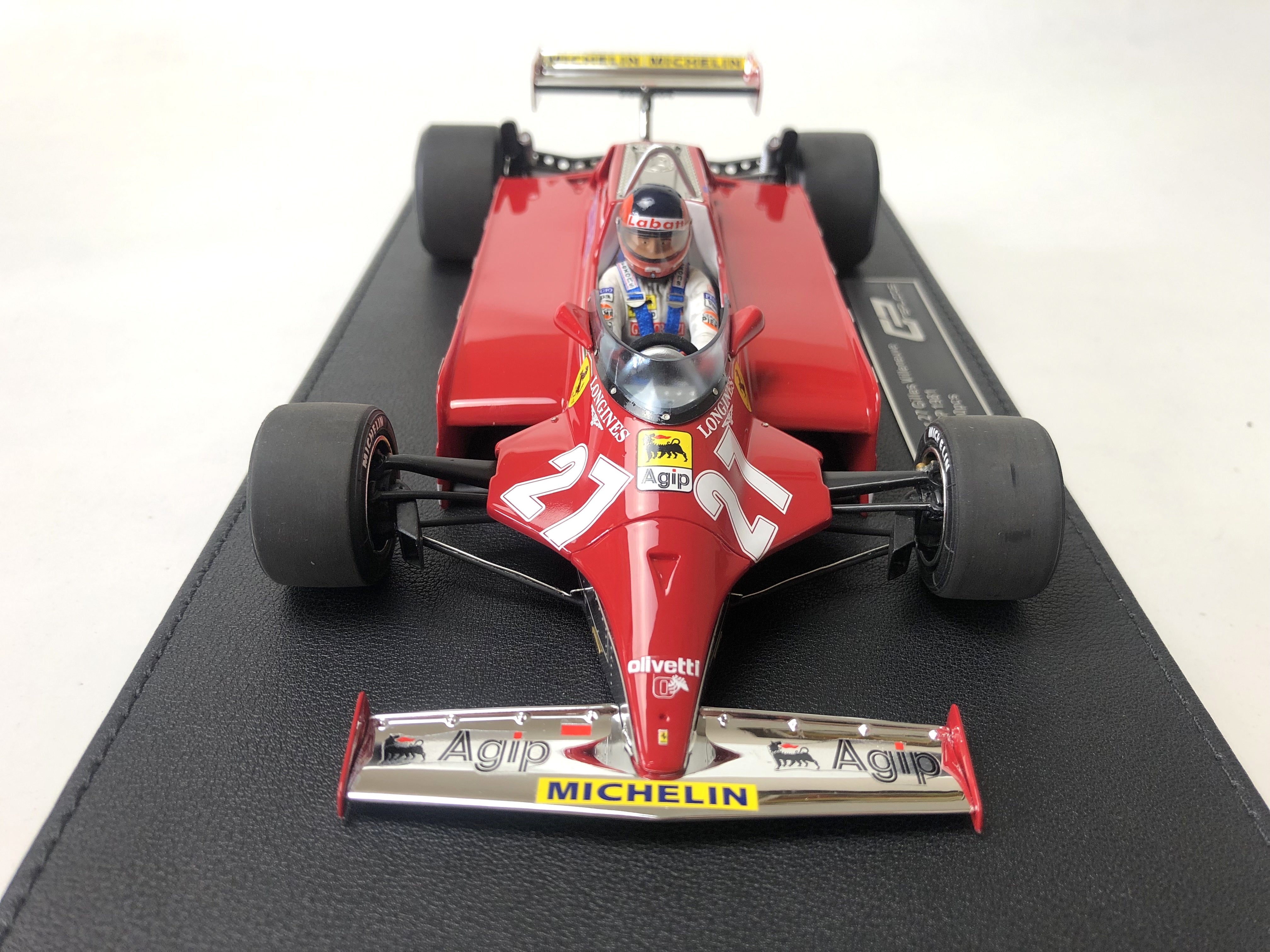 Ferrari 126CK #27 Gilles Villeneurve 1:18 scale 1981 Monaco Grand Prix Winner