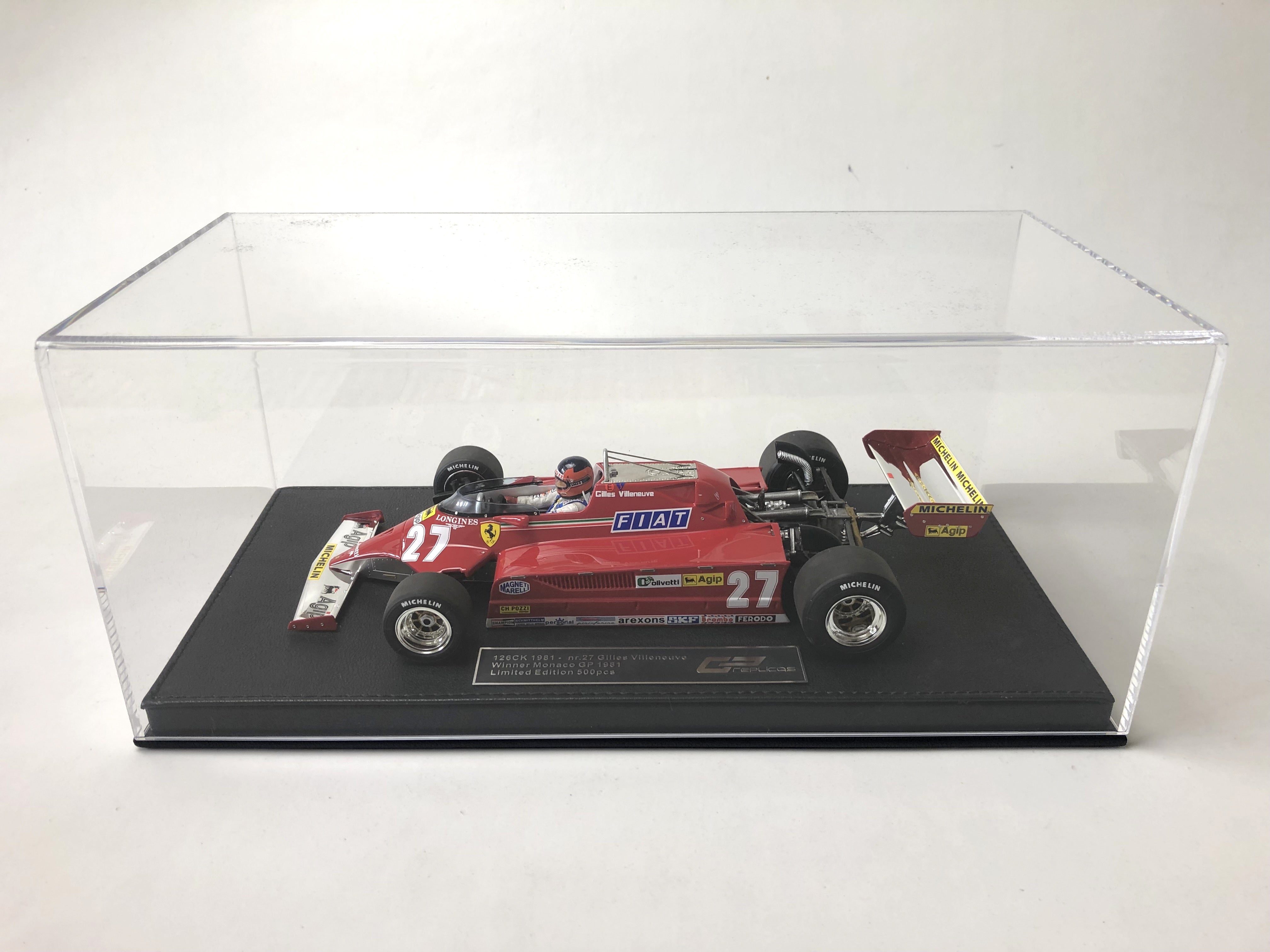Ferrari 126CK #27 Gilles Villeneurve 1:18 scale 1981 Monaco Grand Prix Winner