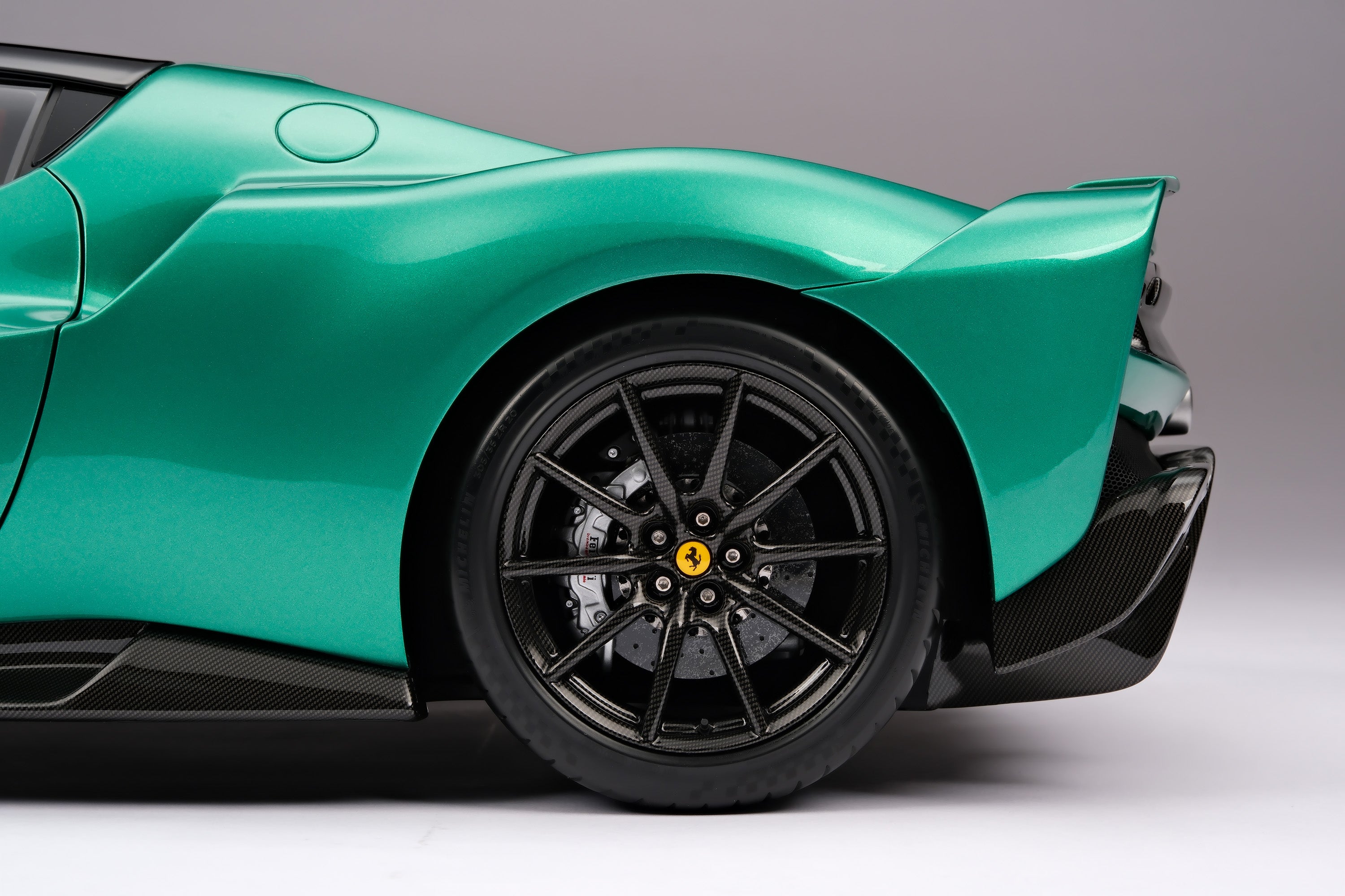 Amalgam 1:8 scale Ferrari 296 Speciale Verde Nurburgring