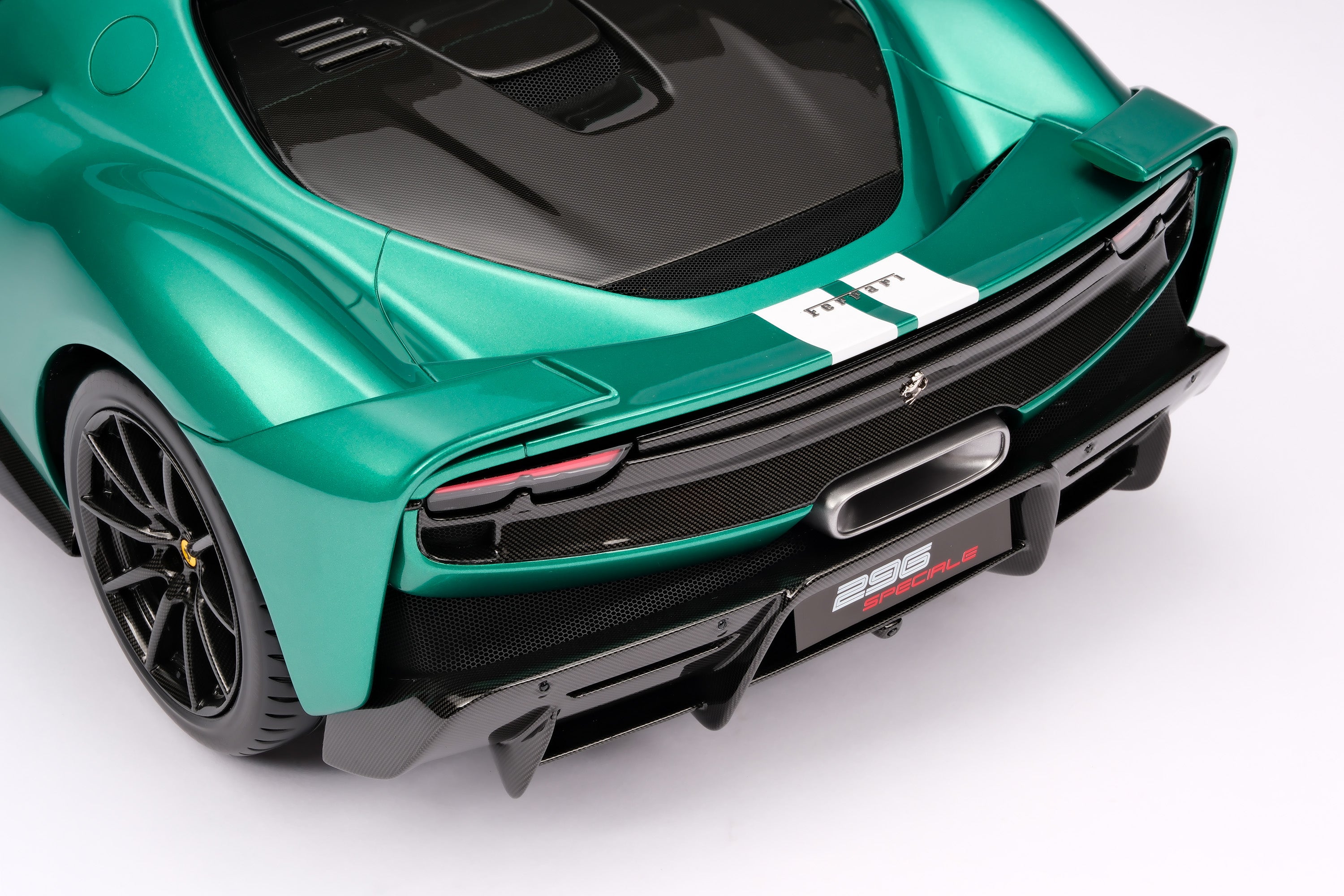 Amalgam 1:8 scale Ferrari 296 Speciale Verde Nurburgring