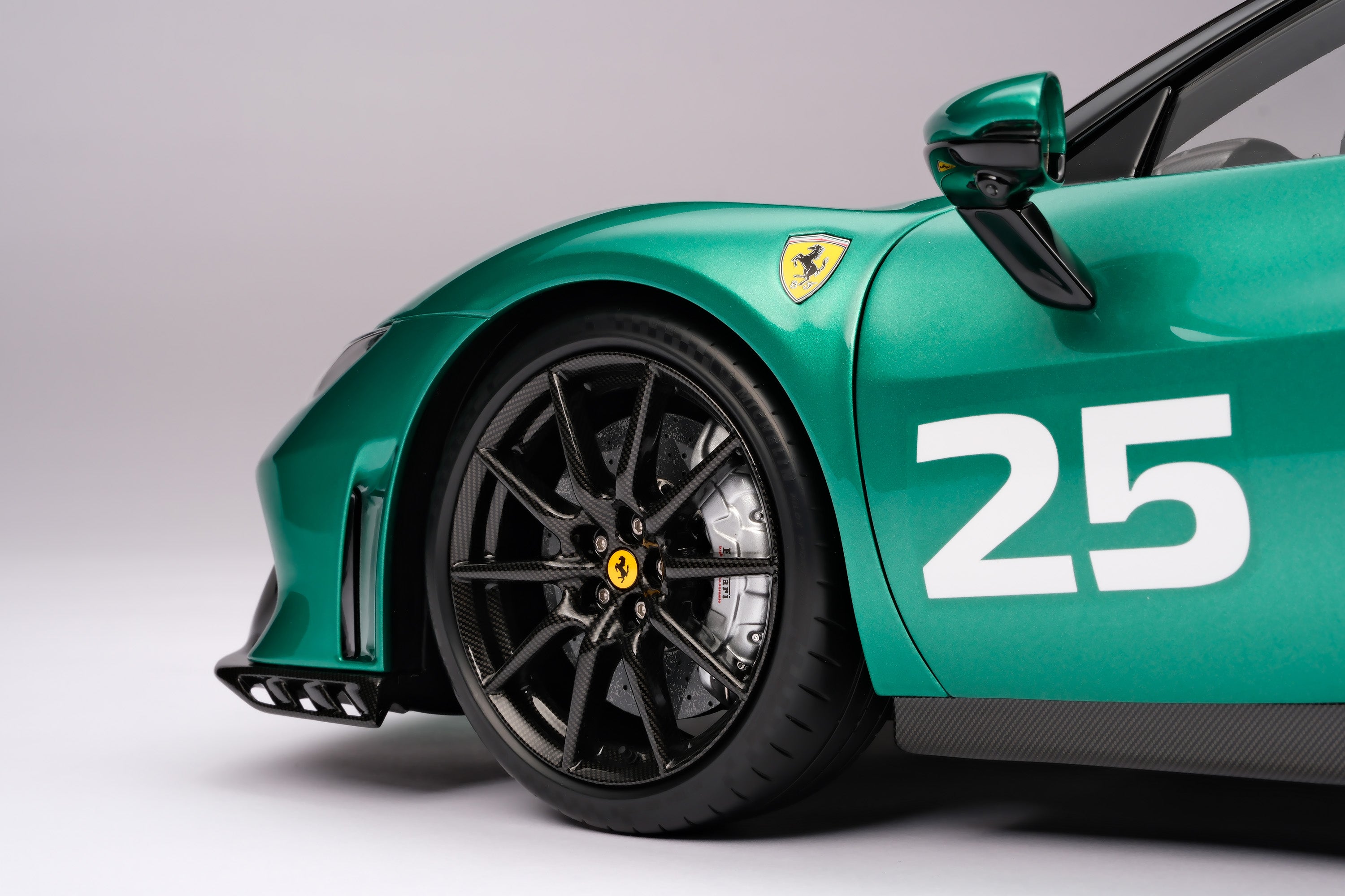 Amalgam 1:8 scale Ferrari 296 Speciale Verde Nurburgring
