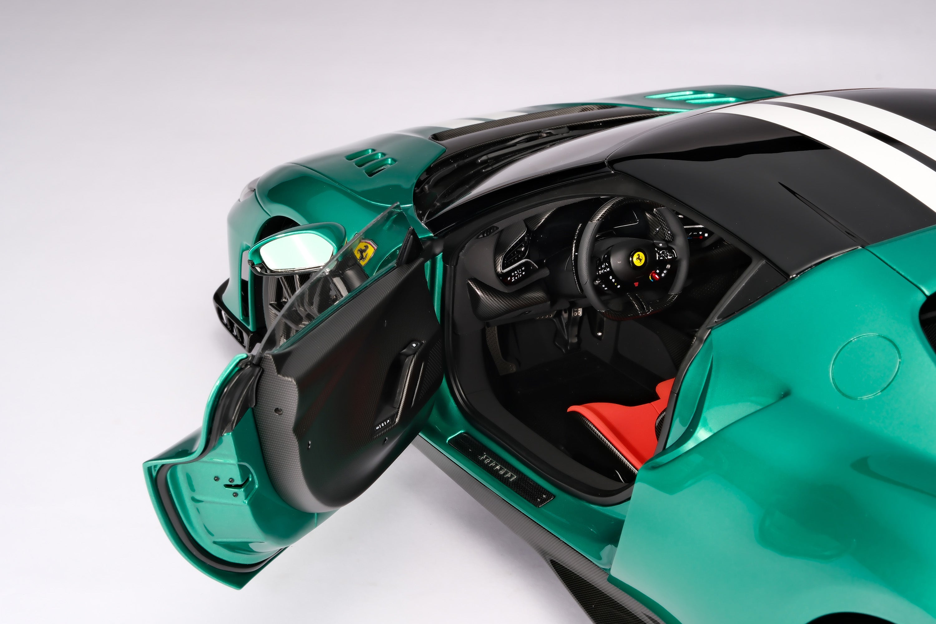 Amalgam 1:8 scale Ferrari 296 Speciale Verde Nurburgring