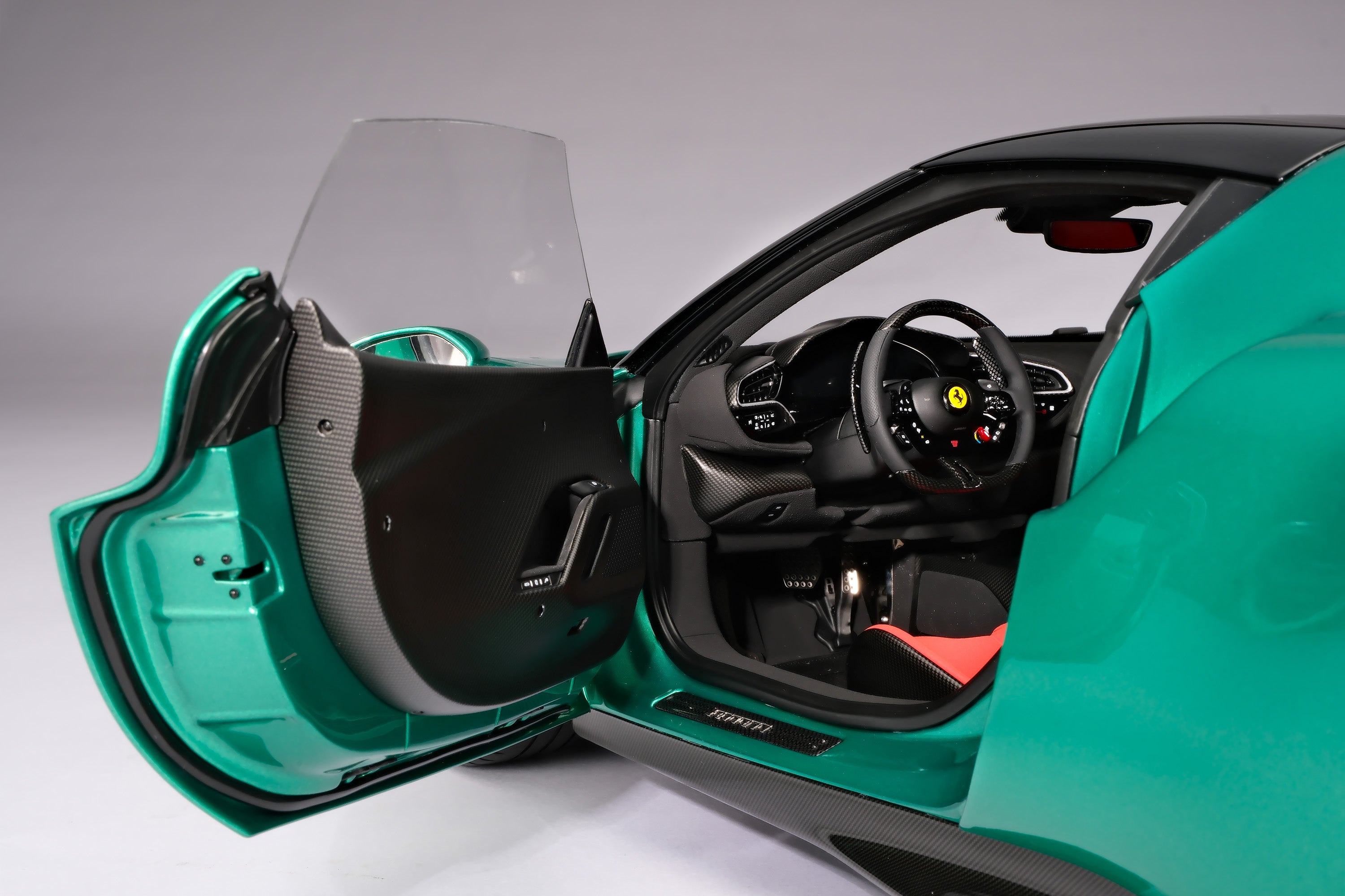 Amalgam 1:8 scale Ferrari 296 Speciale Verde Nurburgring