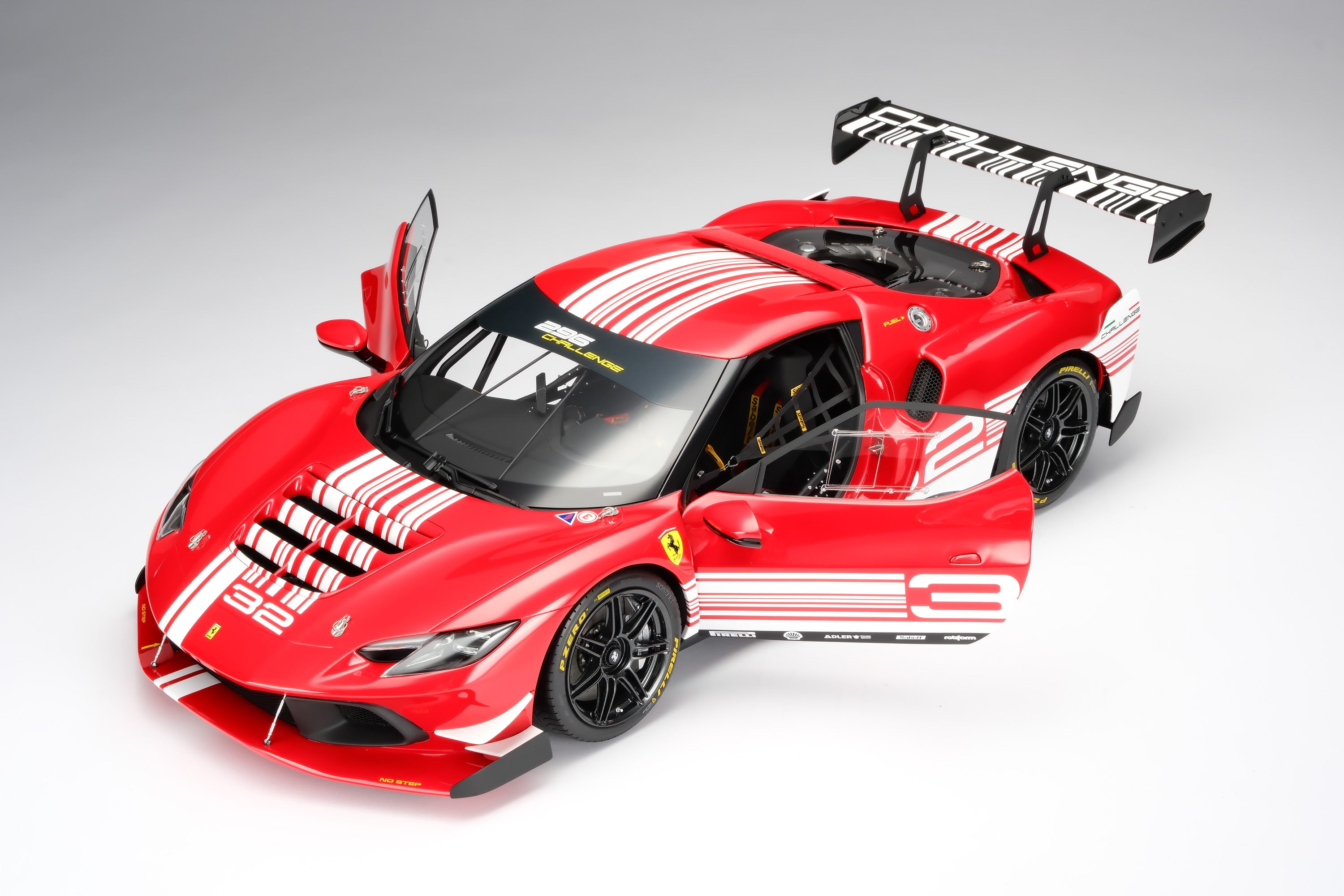 Amalgam 1:8 scale Ferrari 296 Challenge