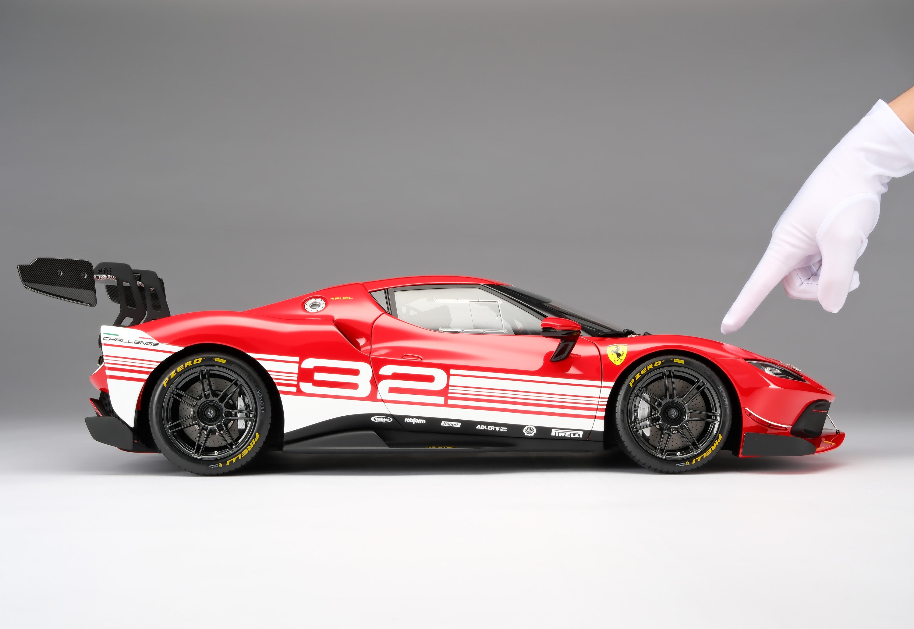 Amalgam 1:8 scale Ferrari 296 Challenge